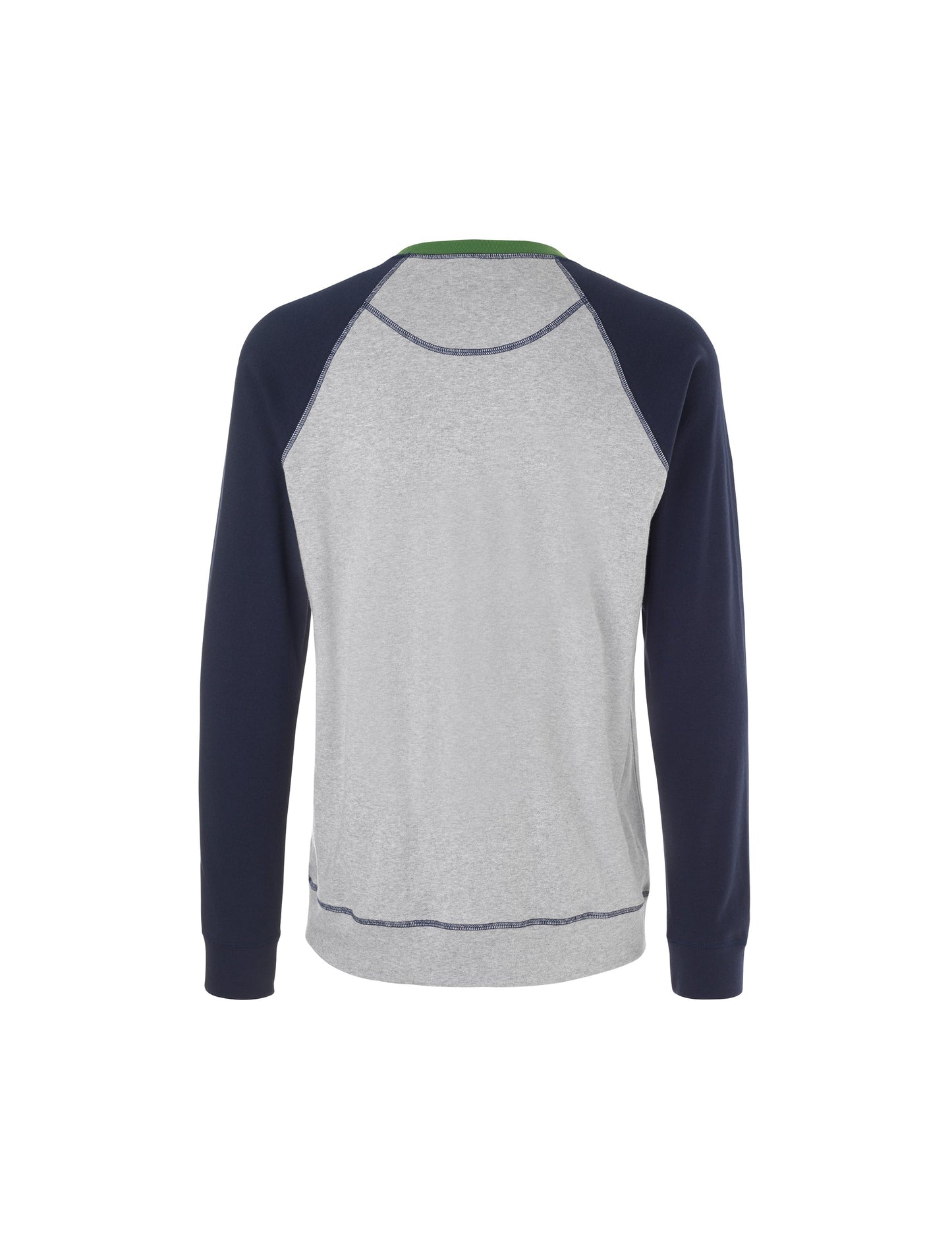 Cotton Rib Stelt Contrast, Navy/Grey Mel/Artichoke