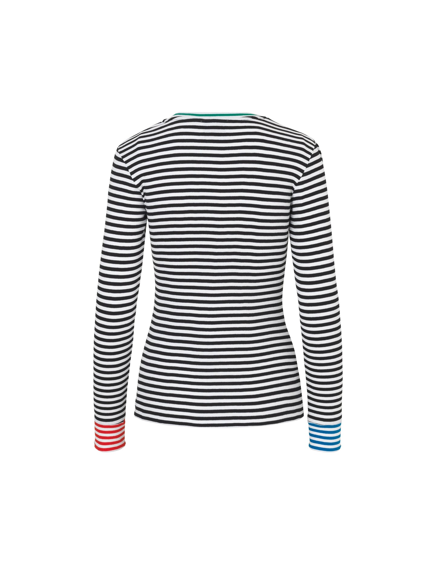 2x2 soft stripe Tuba cuff mix, Black/White/Multi