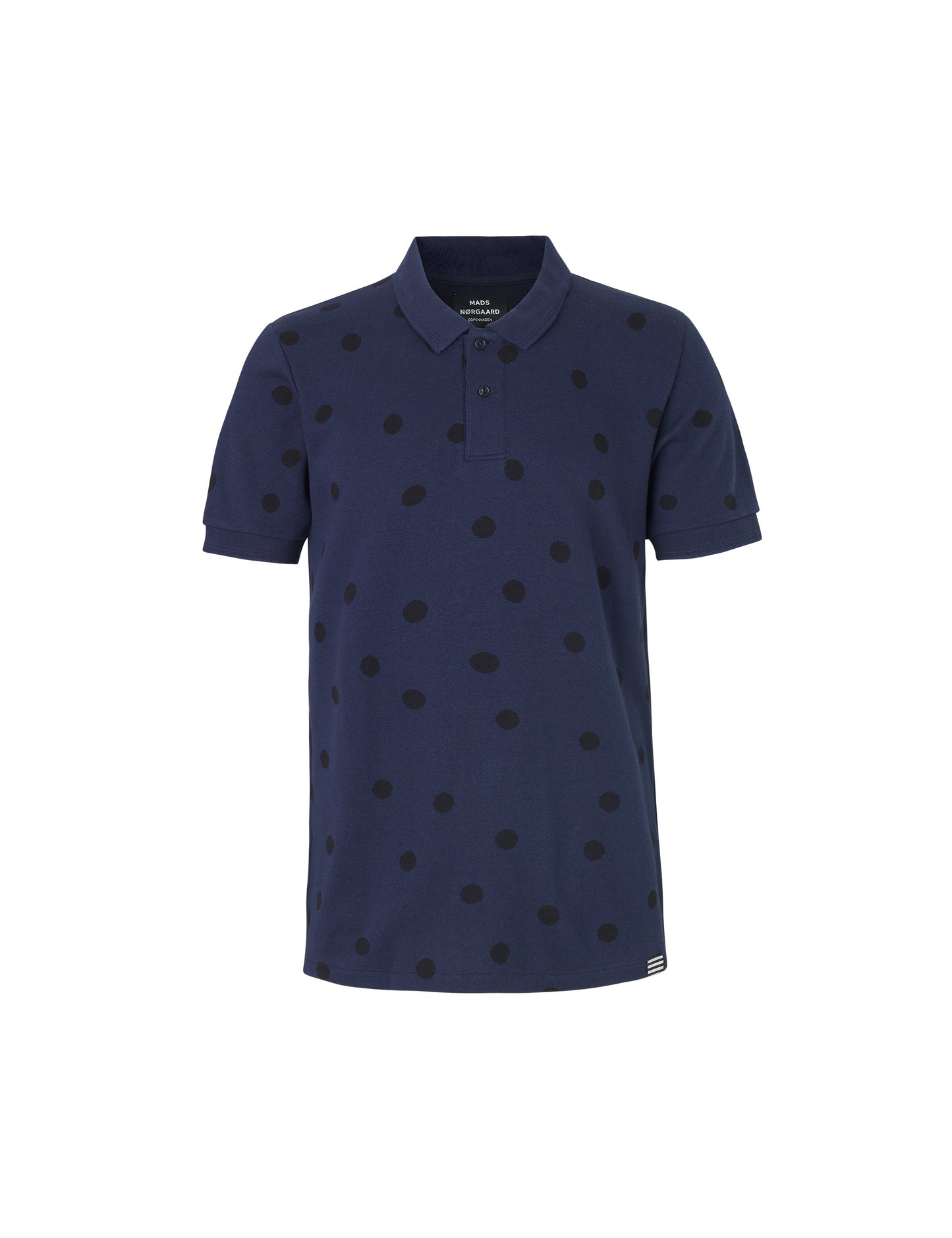 Pique Dot Tavid, Navy/Black
