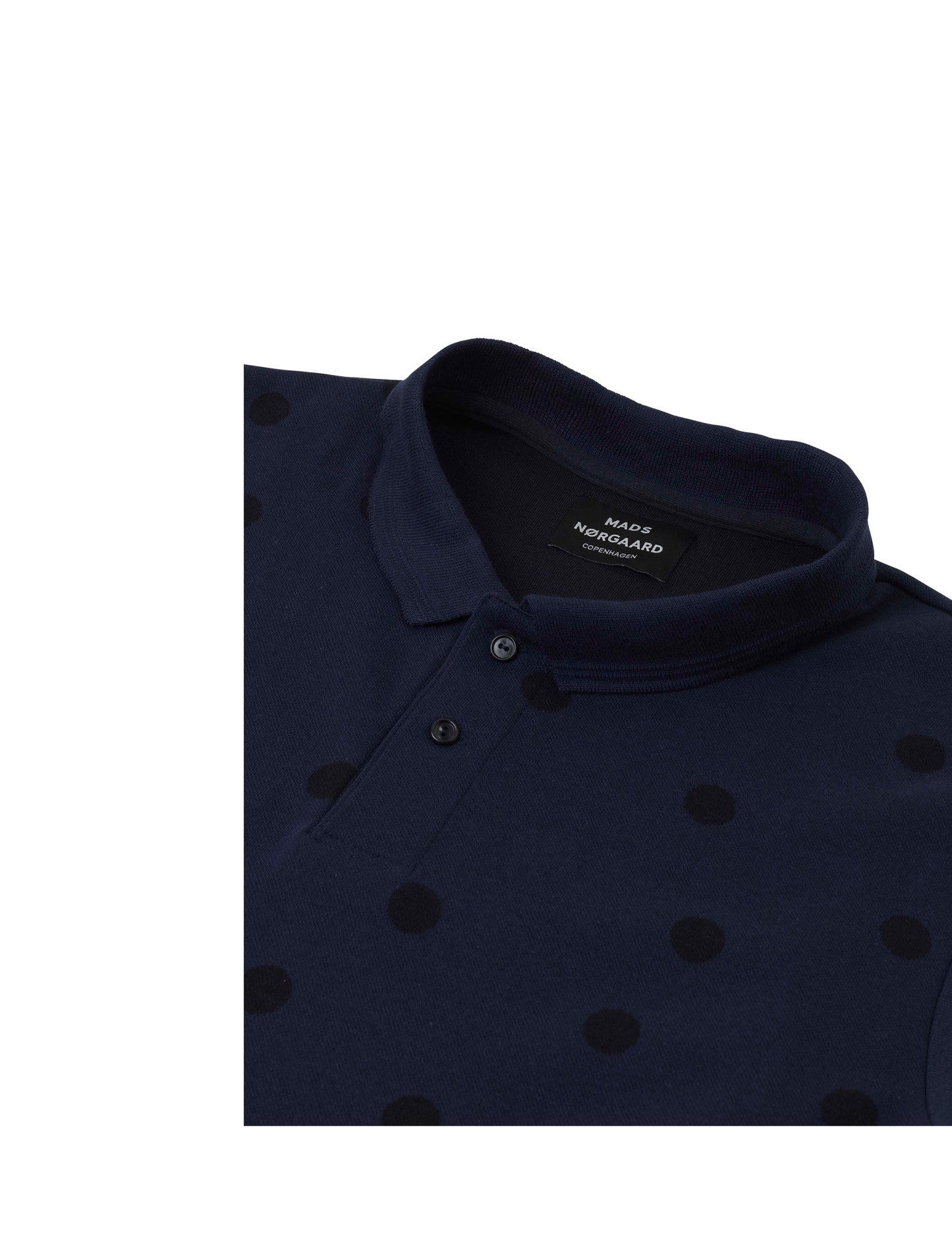 Pique Dot Tavid, Navy/Black