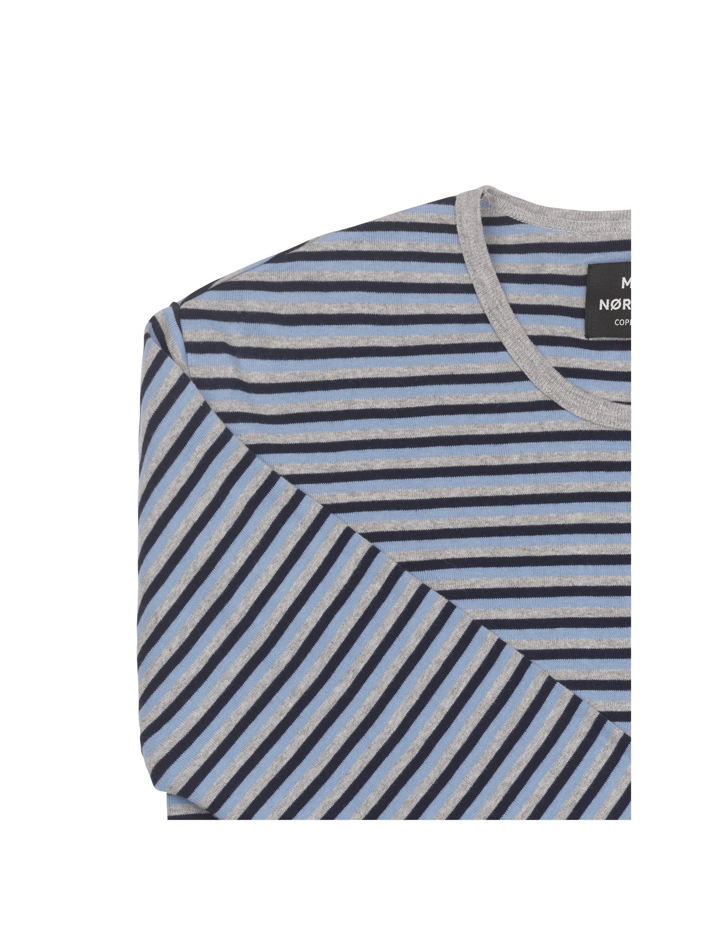Duo Rib Tobias Long, Grey Melange/Navy/Faded Denim/