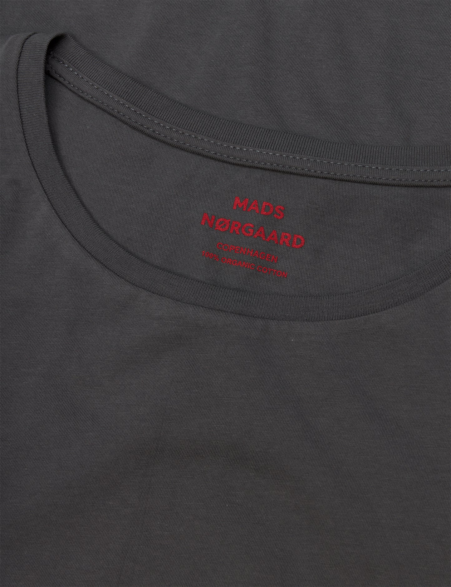 Organic Jersey Teasy Tee FAV, Asphalt