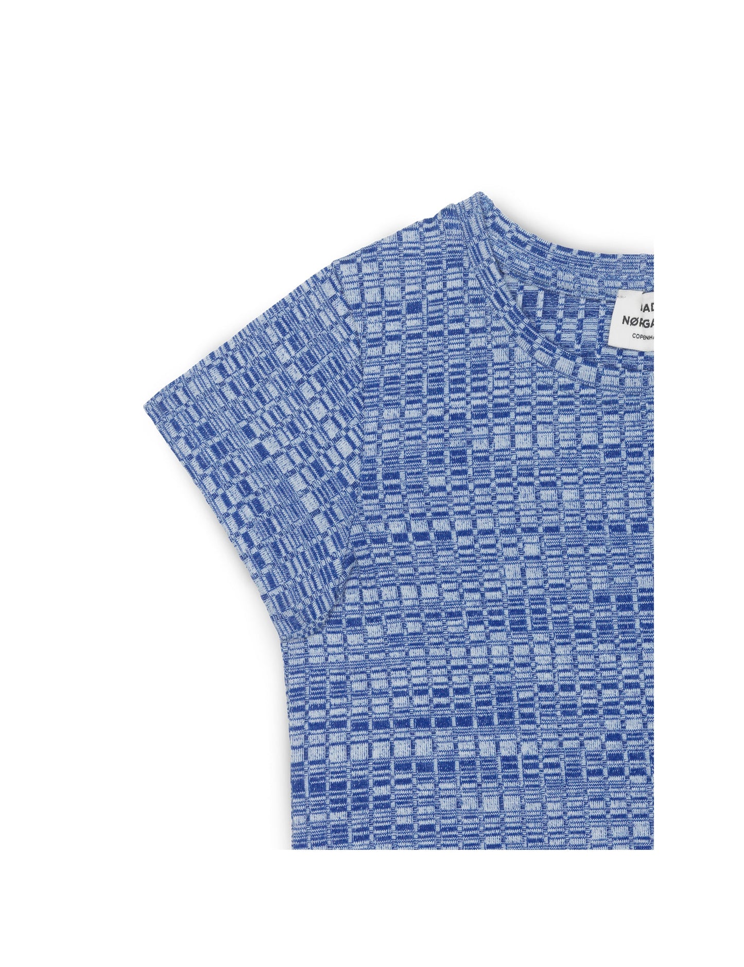 5x5 Mouline Rib Tuvina, Blue Melange