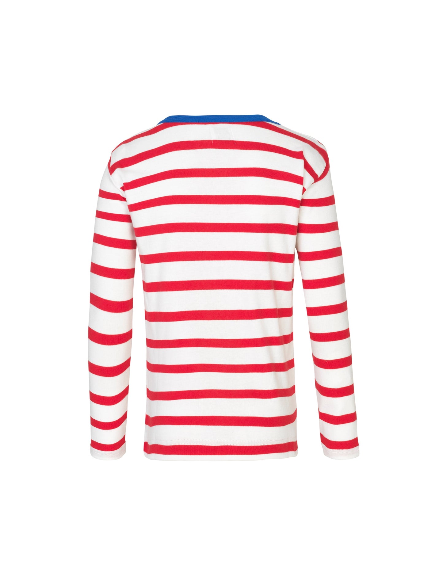 Trio Rib Tobino Long, Ecru/Red/Lapis Blue