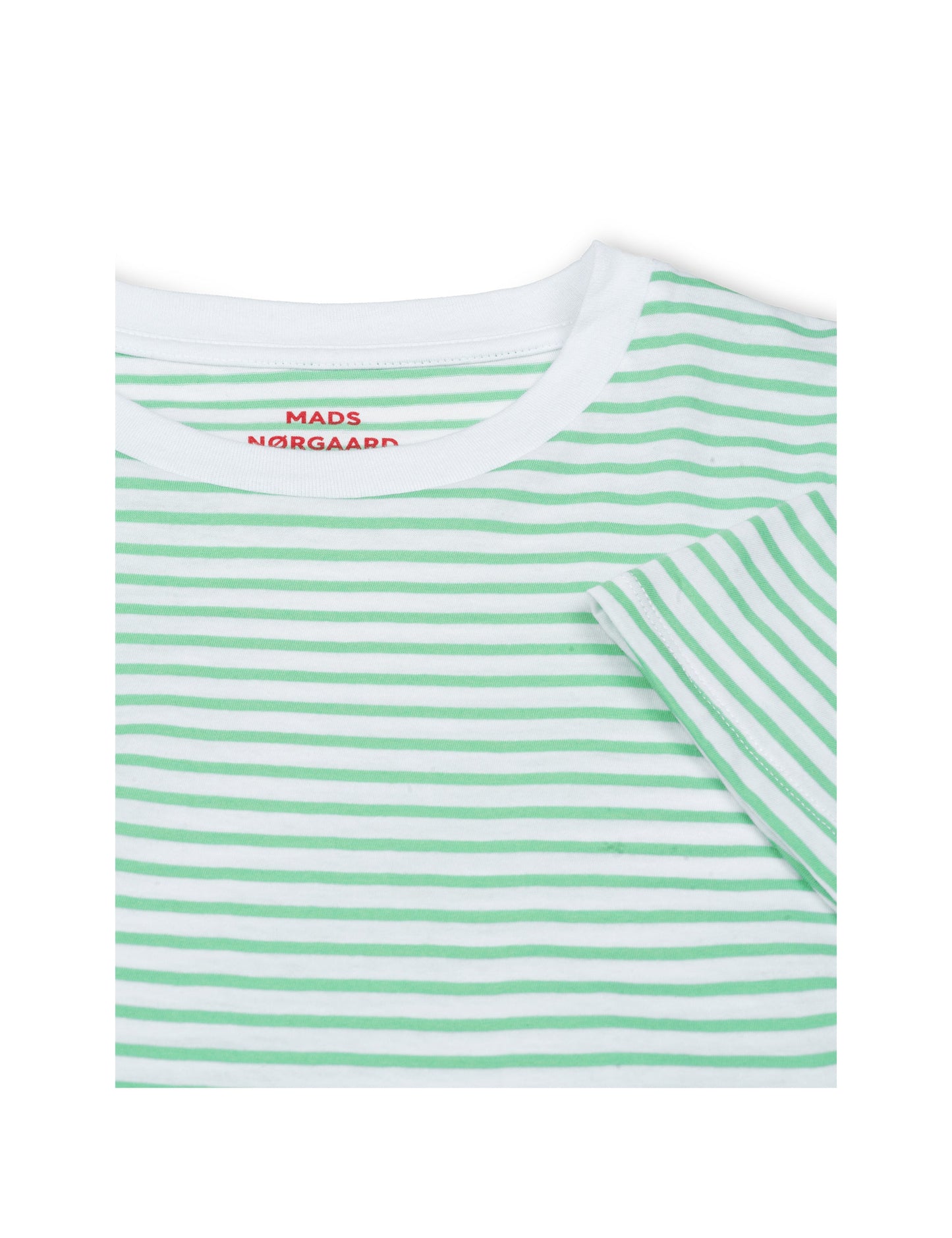 Organic Favorite Stripe Trimmy, White/Light Green