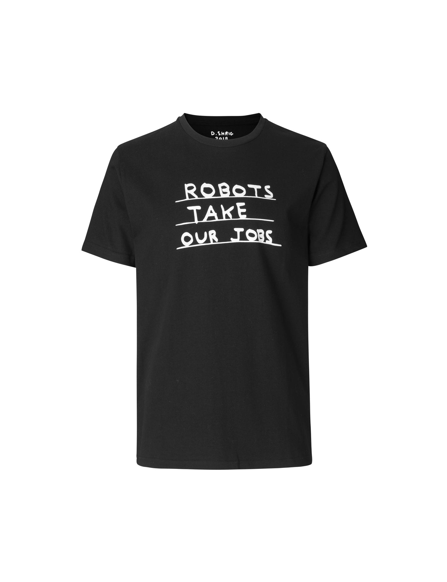 Shrigley Tee Tem Robot, Black