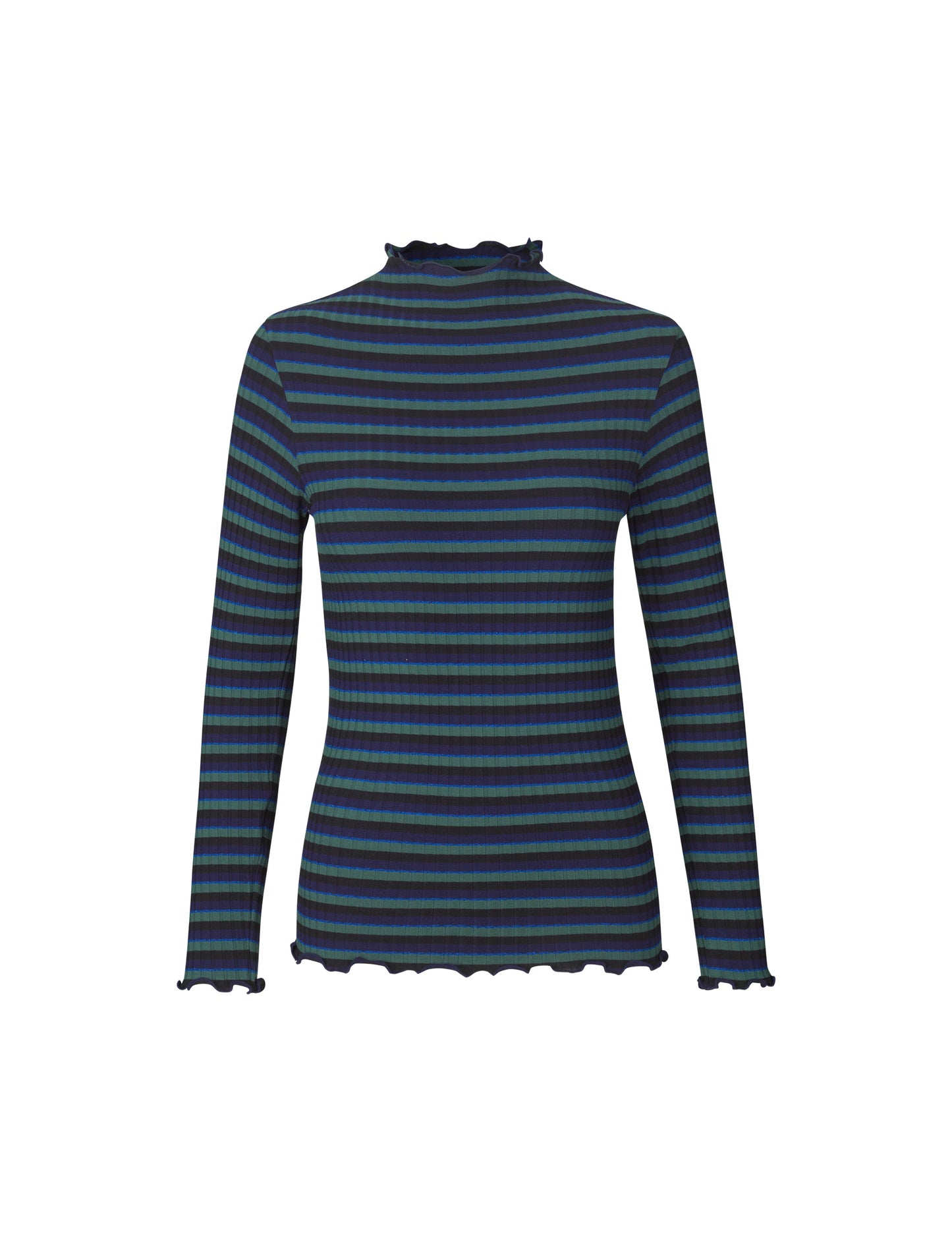 5x5 Lurex Stripe Trutte s, Navy Multi