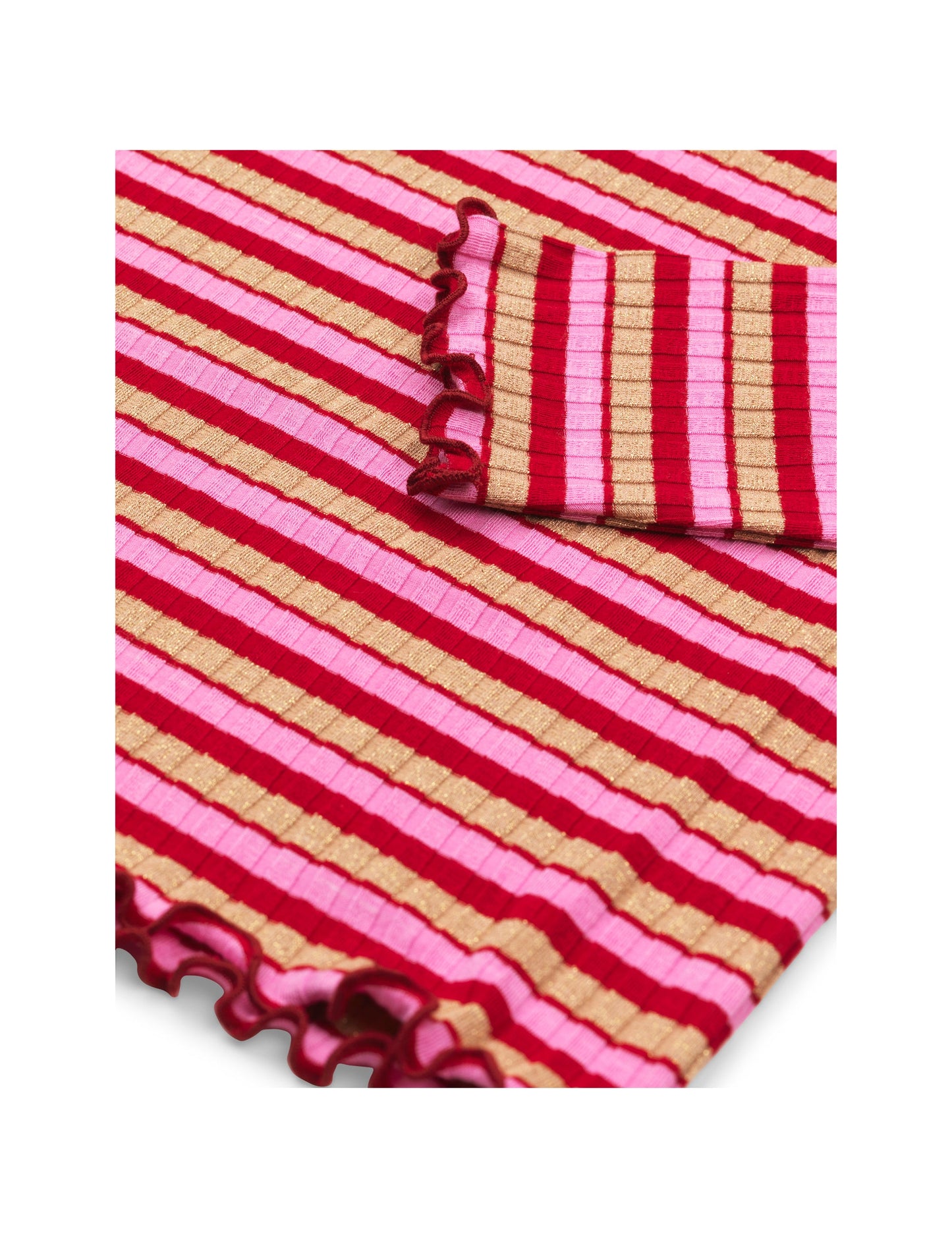 5x5 Sparkle Stripe Trutte, Red Multi