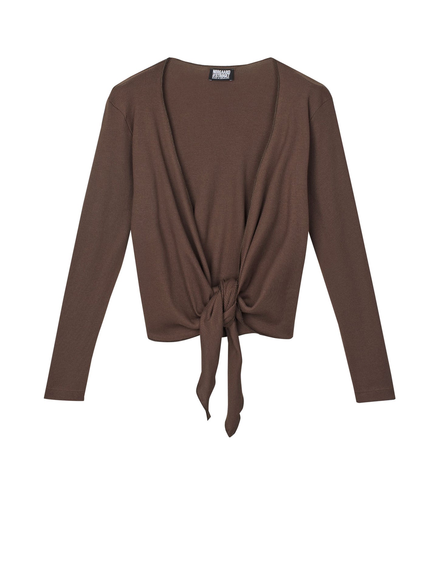NPS Wrap Top Solid Colour, Brown