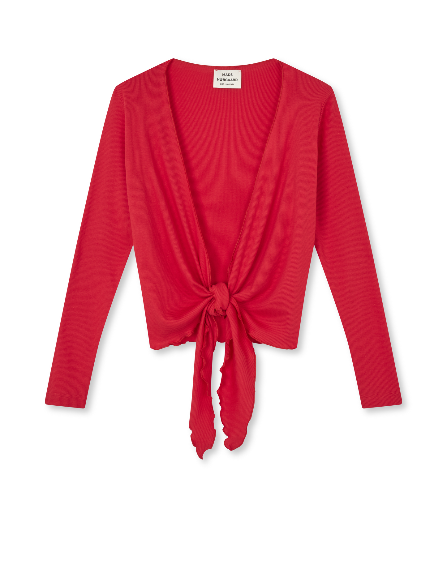 NPS Wrap Top Solid Colour, Red