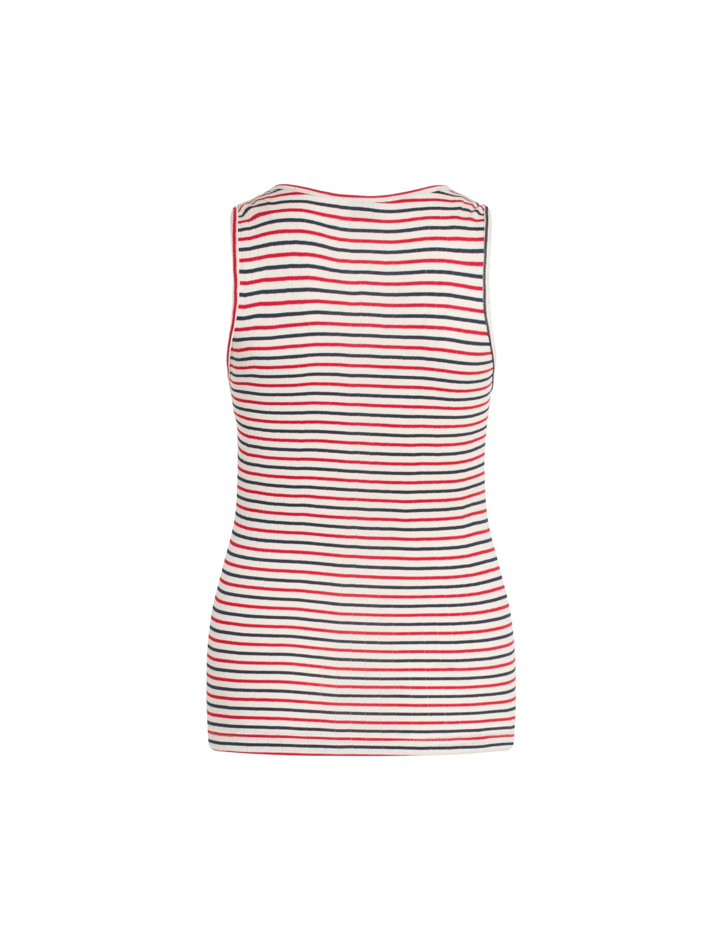 NPS Tank Top Tricolore, Ecru/Red/Marine