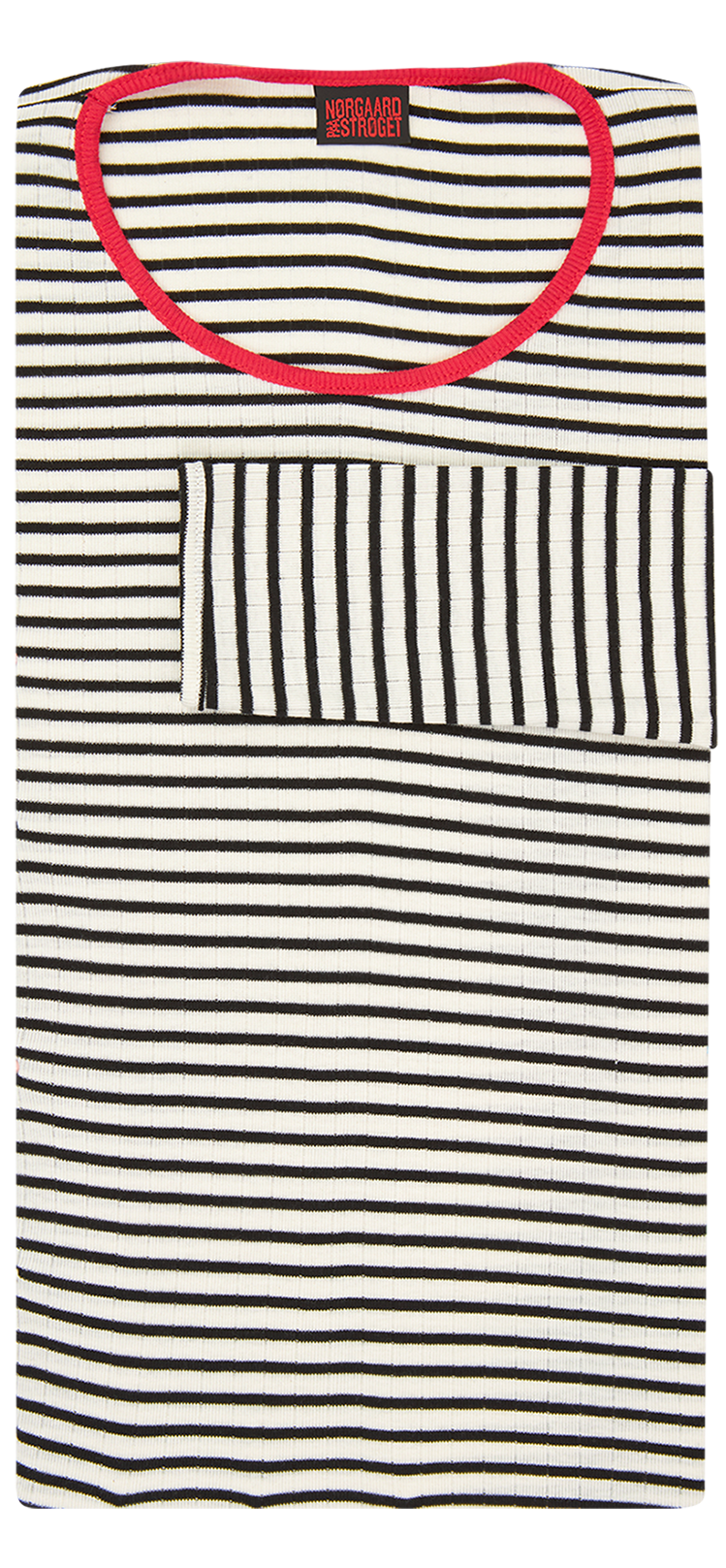 101 Teen NPS Stripes, NPS Ecru/Black/Red