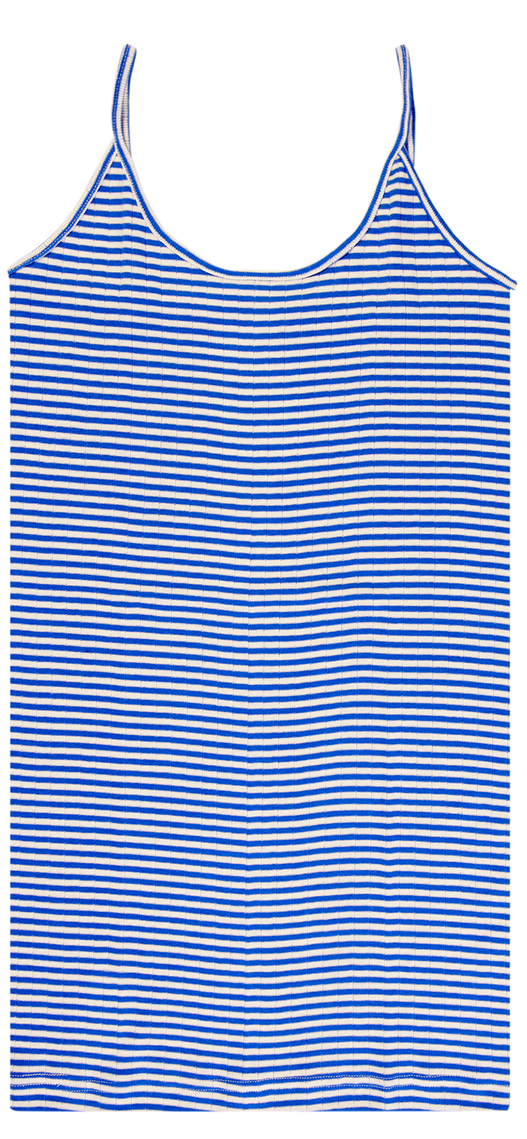 NPS Strap Top Fine Stripe, Klein/Ecru
