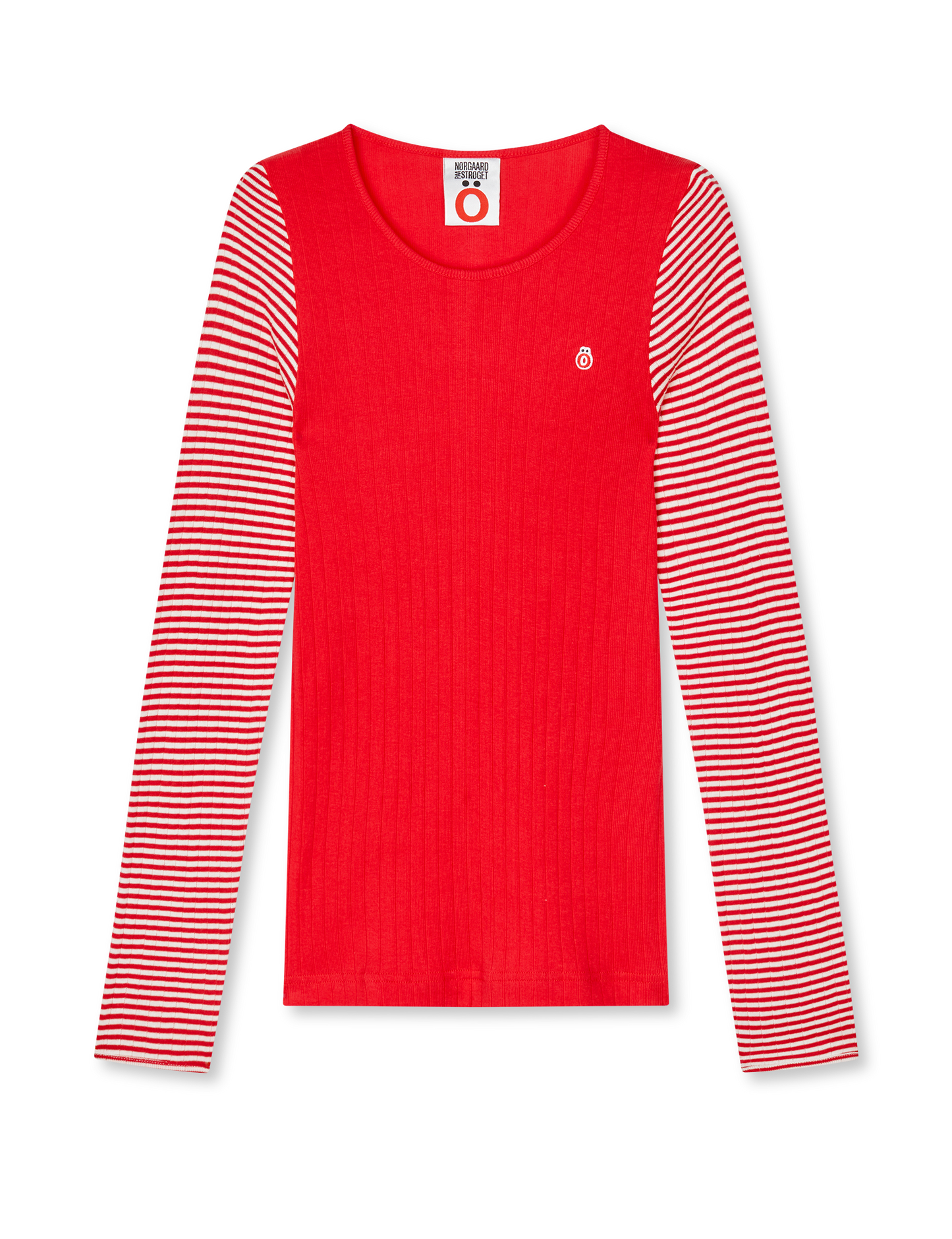 NPS Öhouse Cropped Tee, Red/Ecru