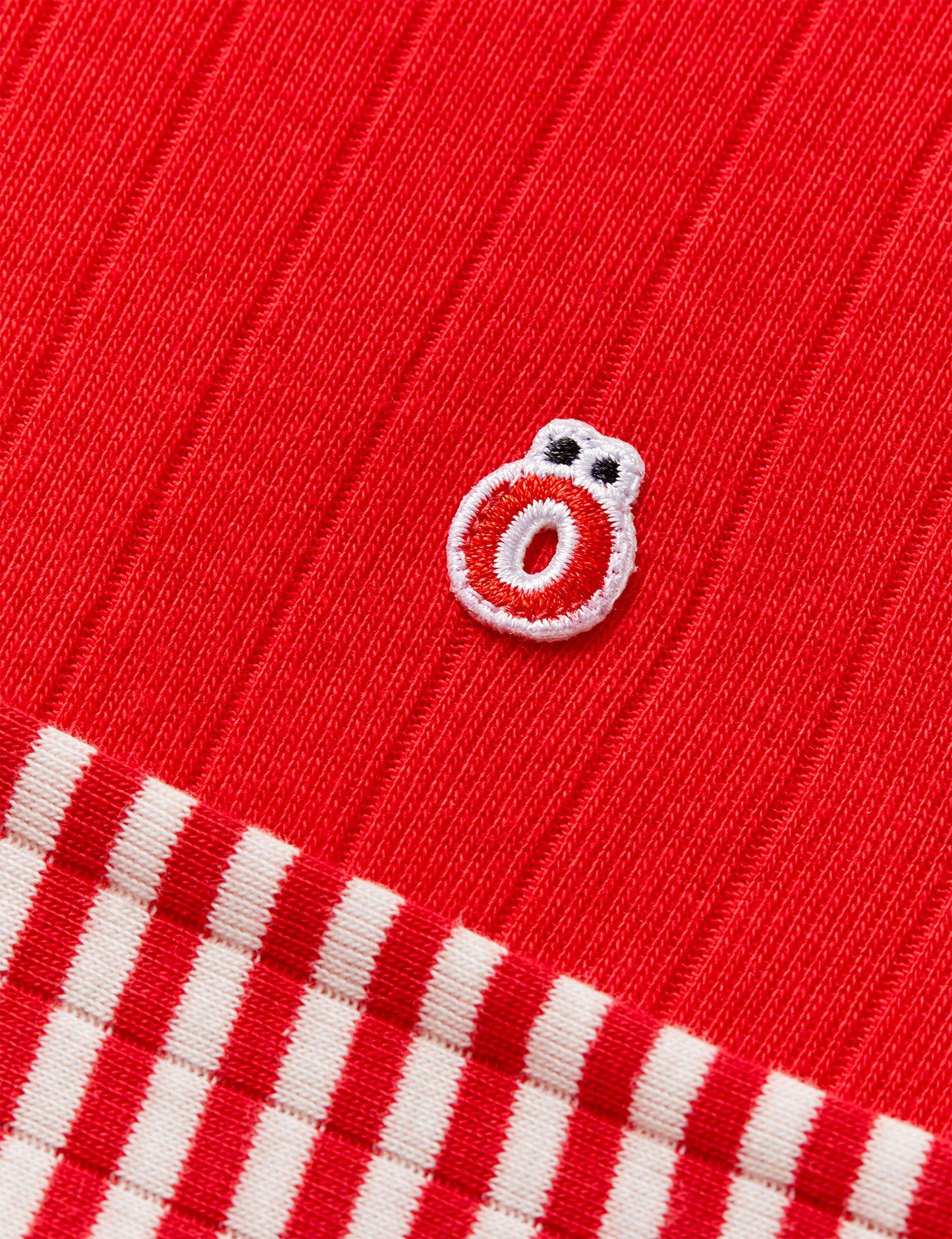NPS Öhouse Cropped Tee, Red/Ecru
