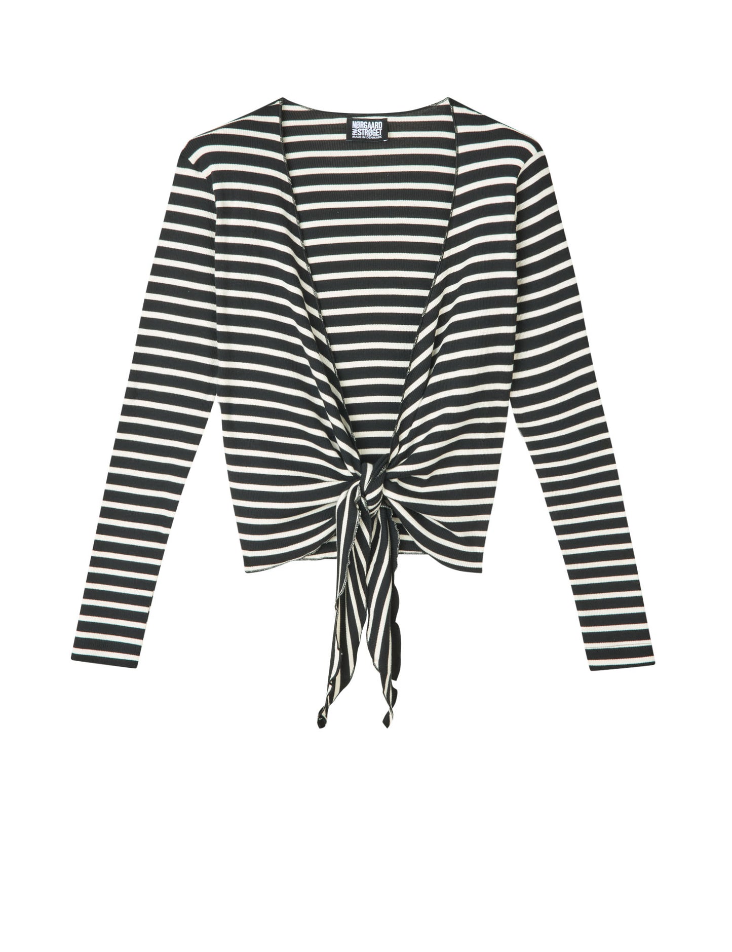 NPS Wrap Top NPS Stripe, Black/Ecru