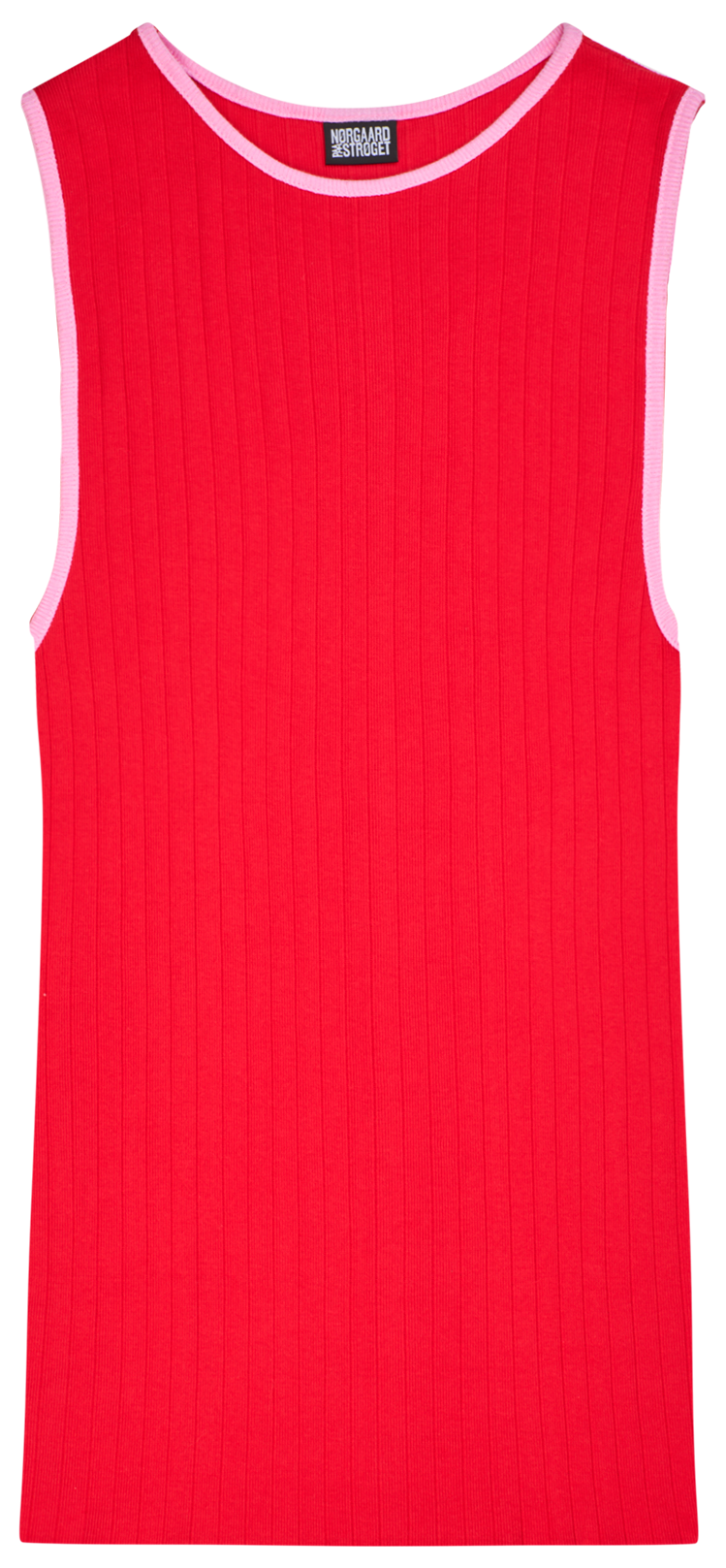 NPS Tank Top Kontrast, Red/Light Pink