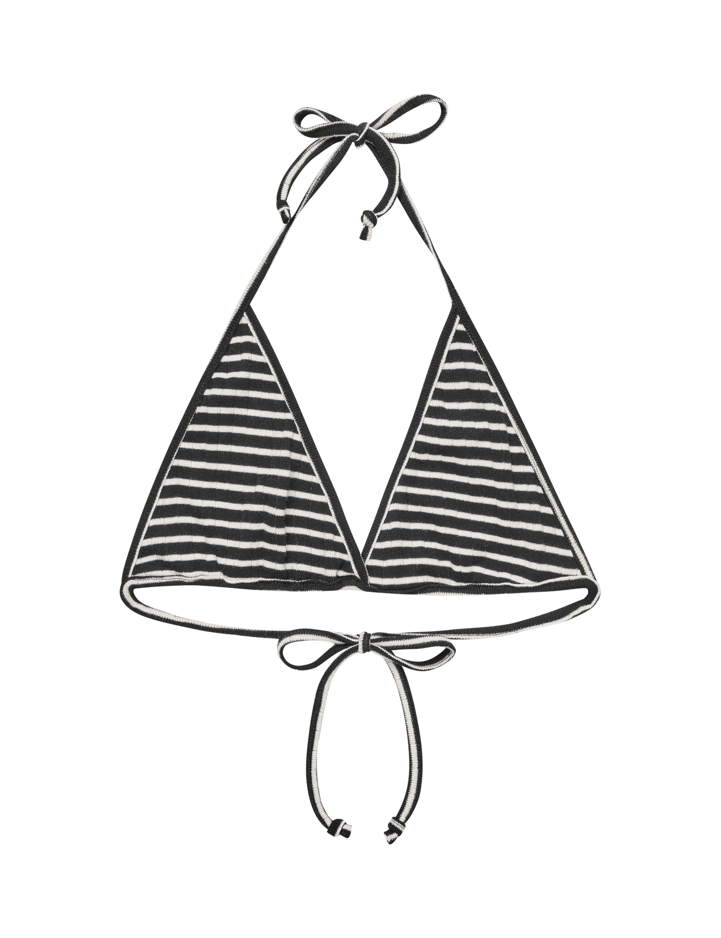 NPS Bikini Top, Black/Ecru