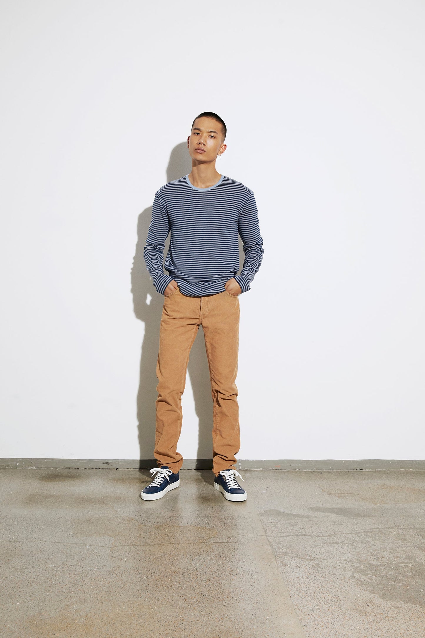 Duo Rib Tobias Long, Sky Captain/Granite Gray/Faded