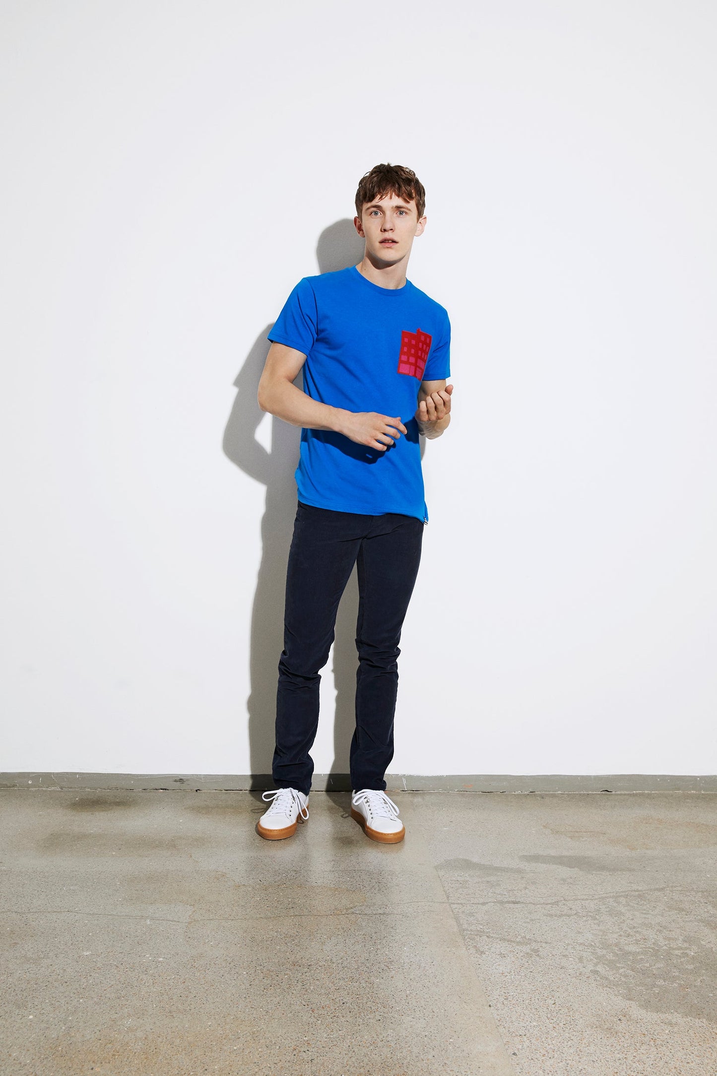 Printed Tee Thor House, Nautical Blue