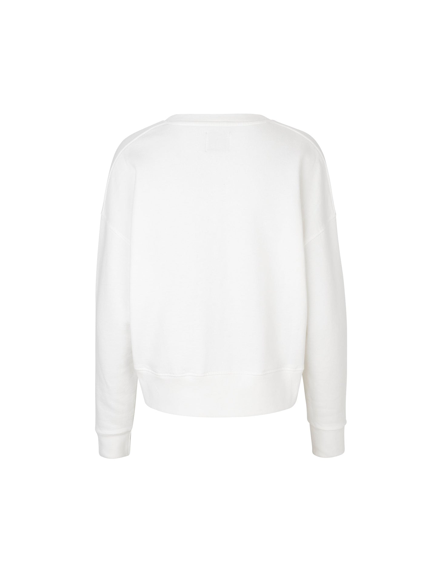 Organic sweat Tilvina v logo, Ecru