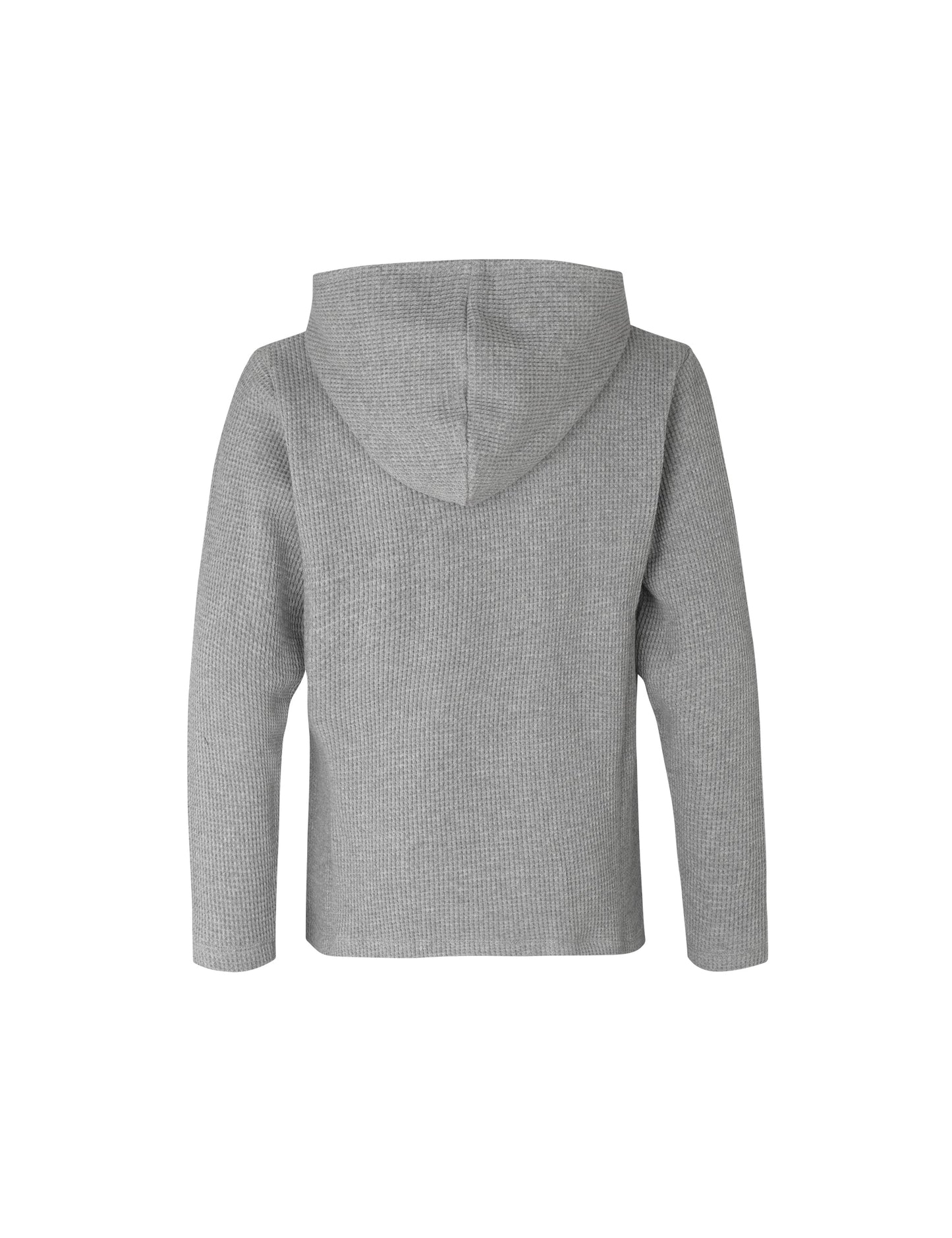 Organic Honeycomb Hudi, Grey Melange