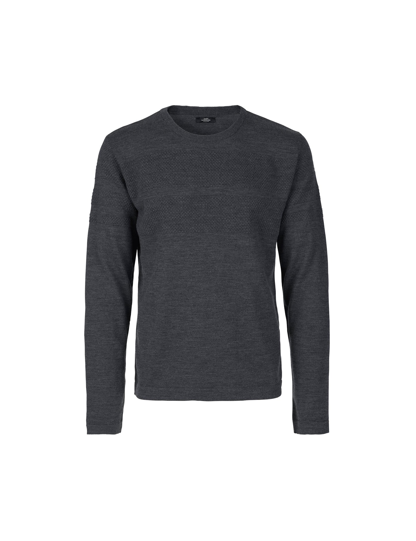 100% Light Wool Klap Old, Charcoal Melange