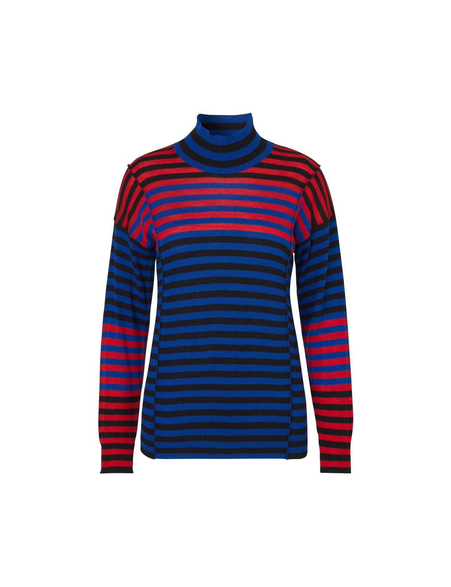 Merino boutique Karilla mix, Black/Blue/red