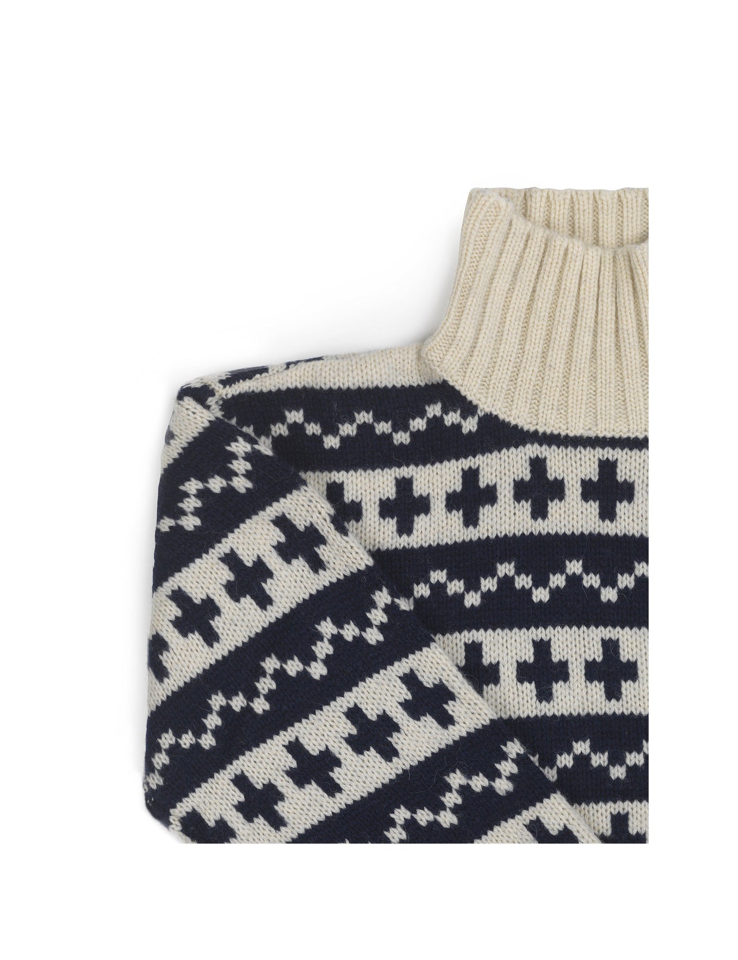 Iceland Kelden, Navy/Ecru/Neon yellow