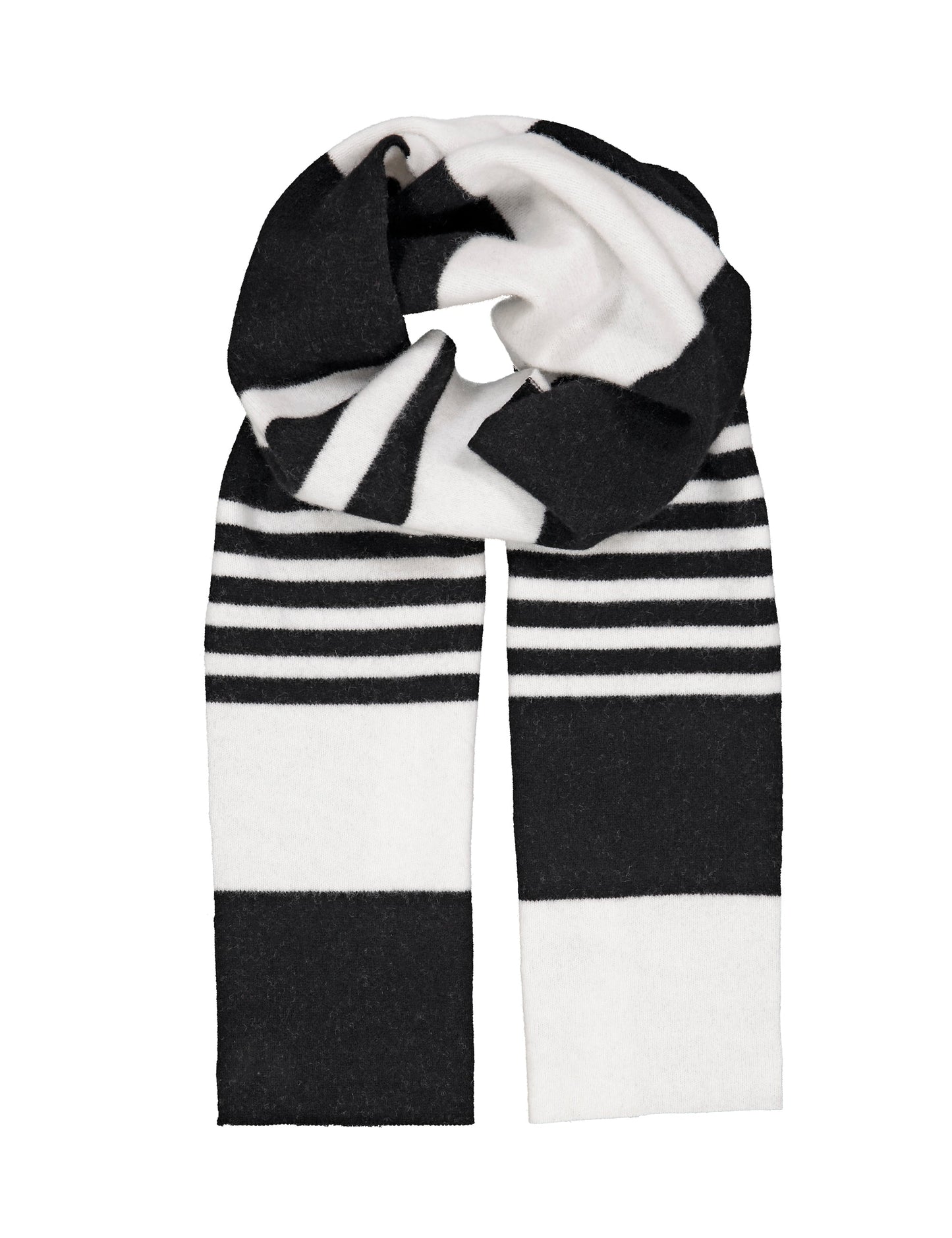 Scot Agus Stripe, Irregular Stripe Black/White