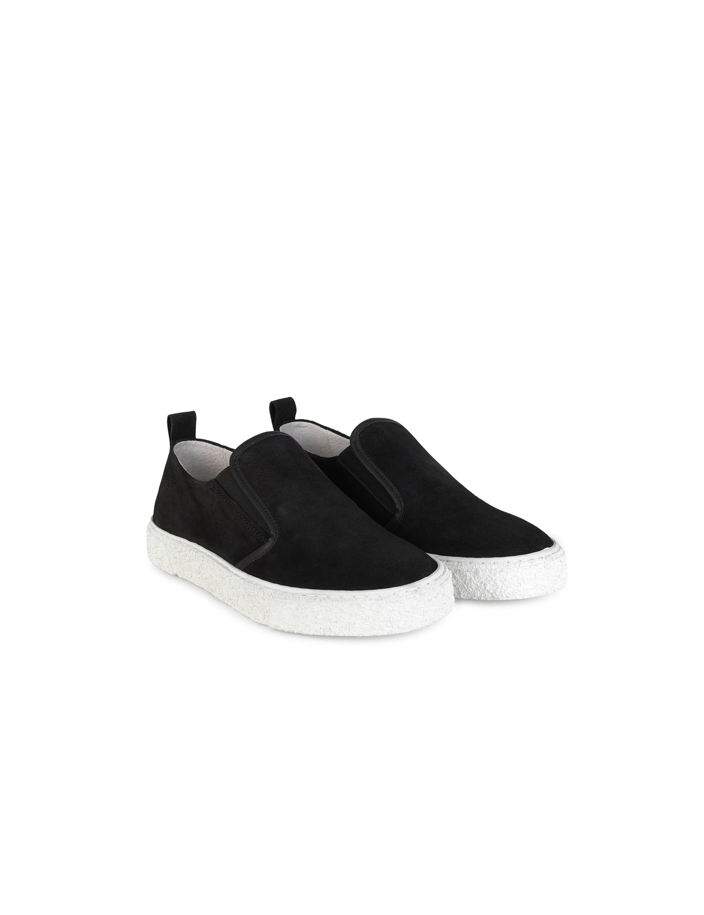 Suede Loafer, Black