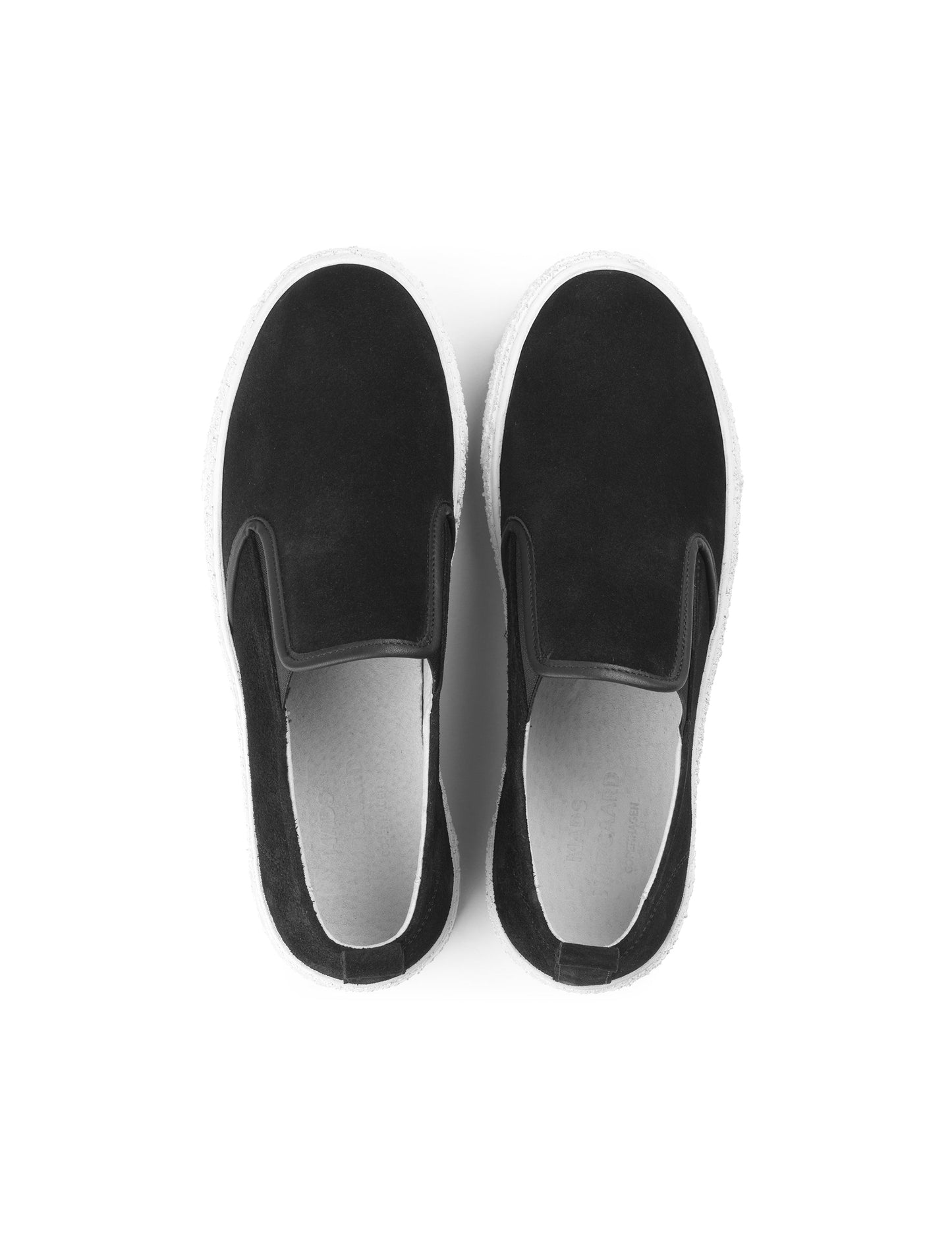 Suede Loafer, Black