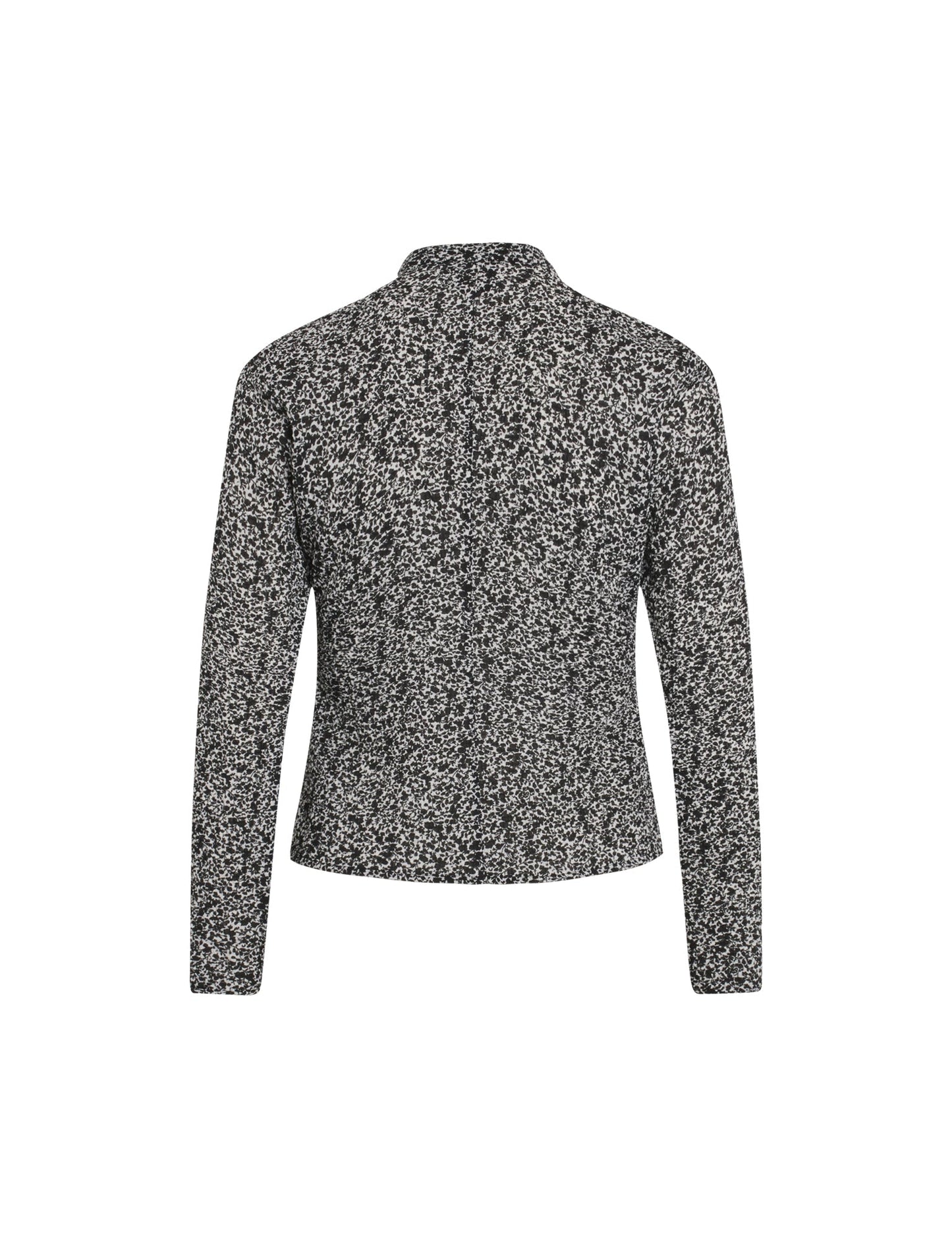 Bumpy Flower Bossa, White/Black