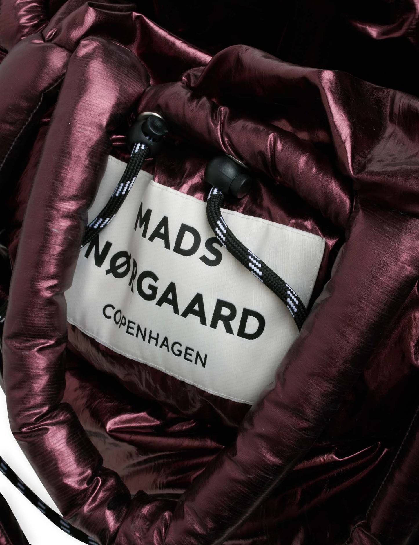 Crinkled Metal Cloud Bag, Metallic Winetasting