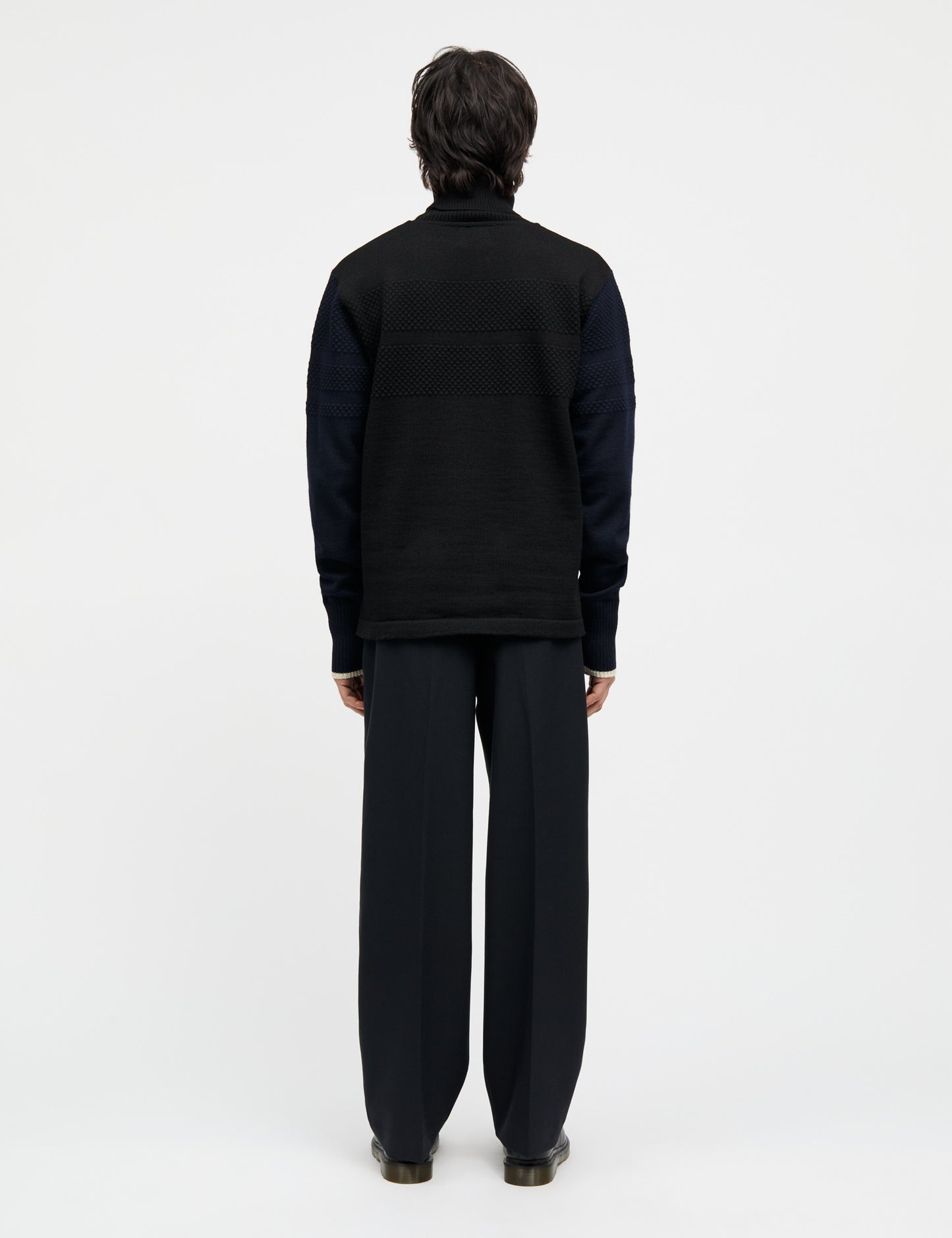 Wool Klemens Knit, Parisian Night/Black