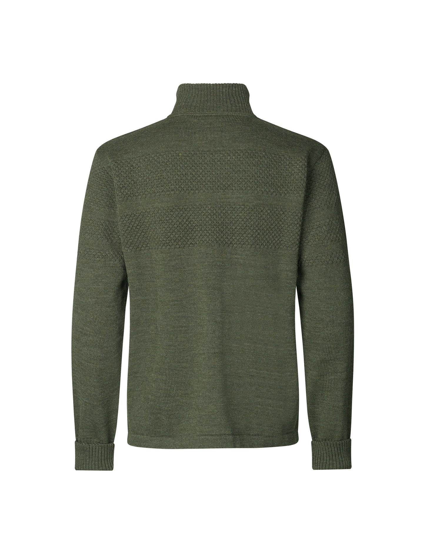 Wool Klemens Zip Knit, Tarmac