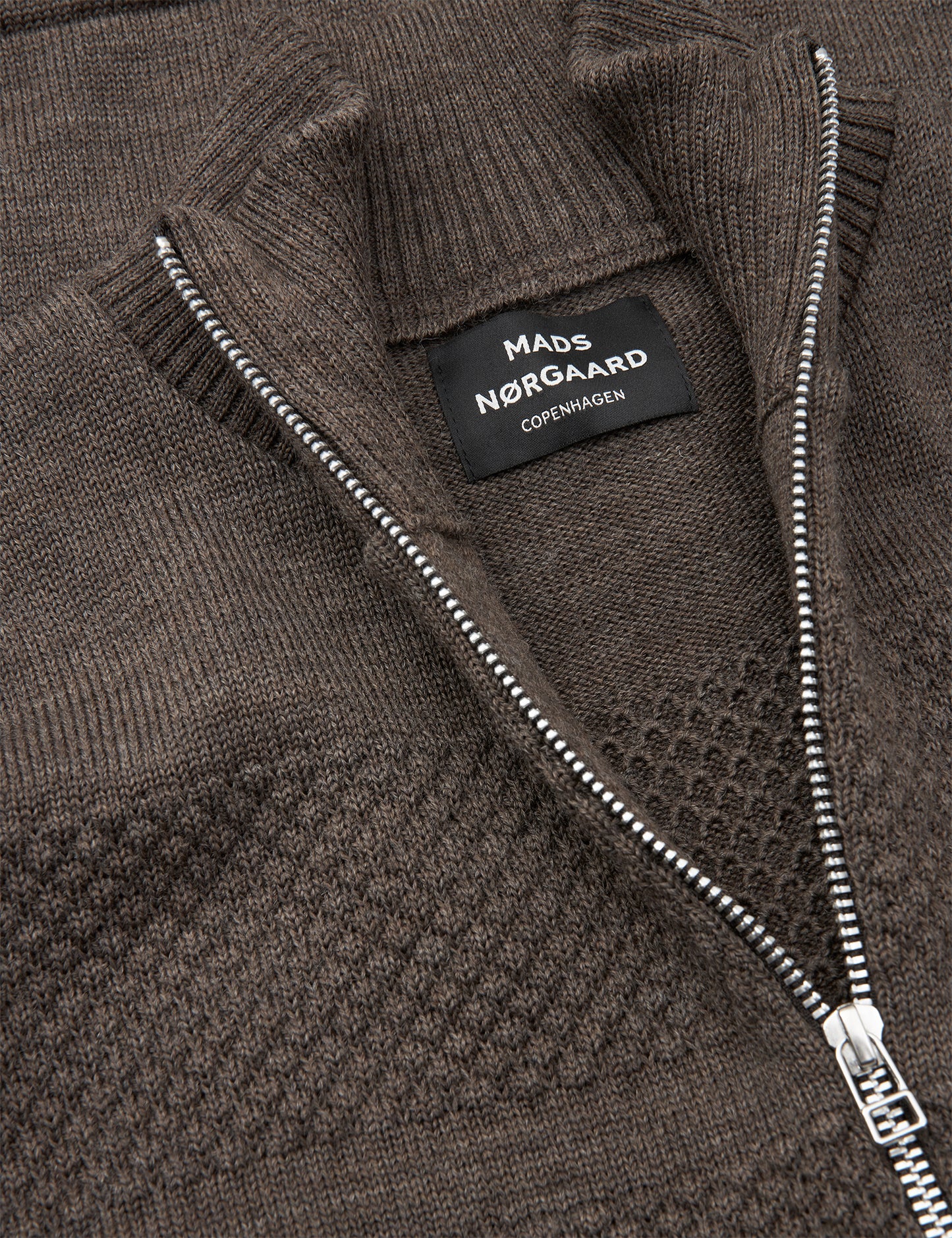 Wool Klemens Zip Knit, Cub