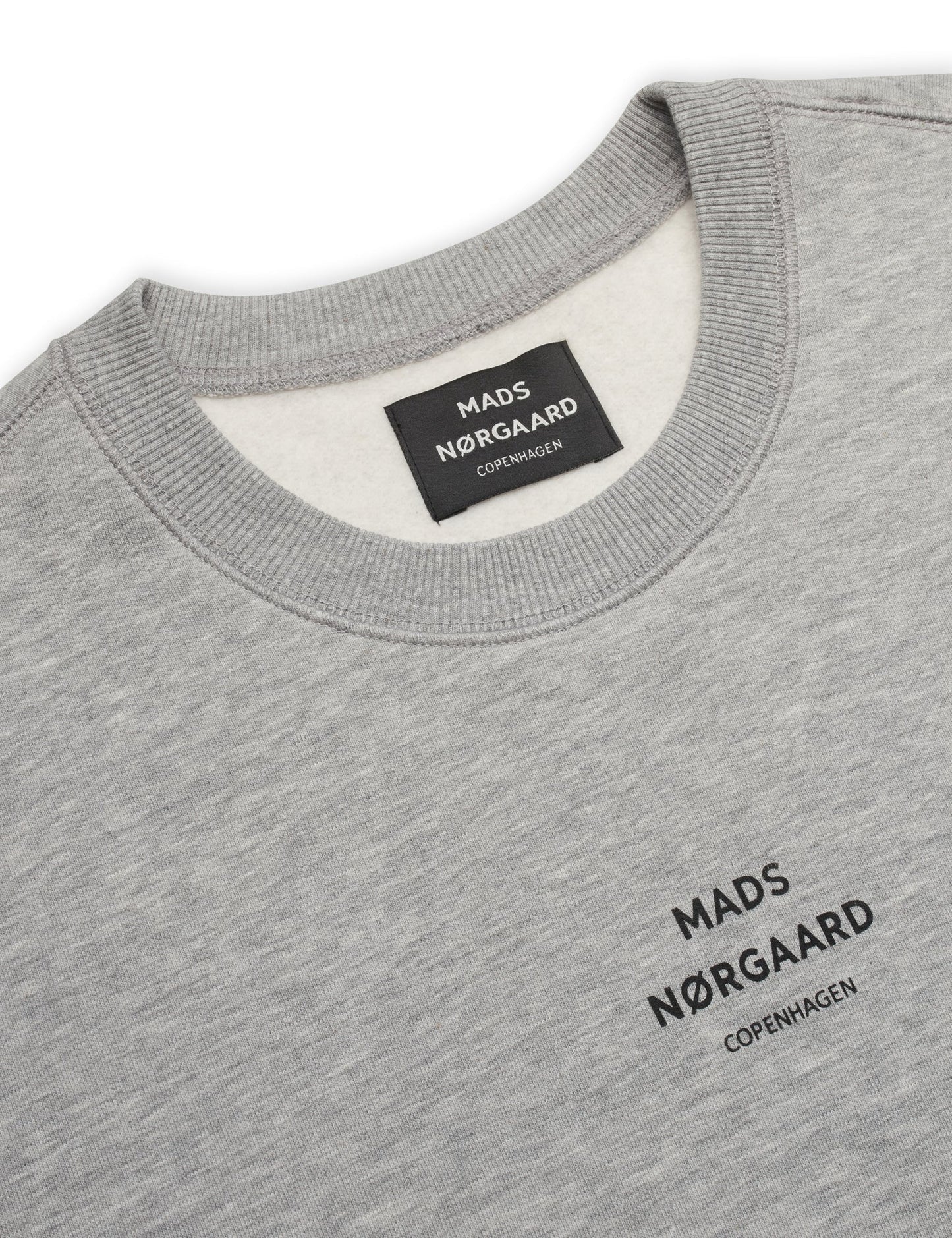 Standard Crew Logo Sweat, Grey Melange
