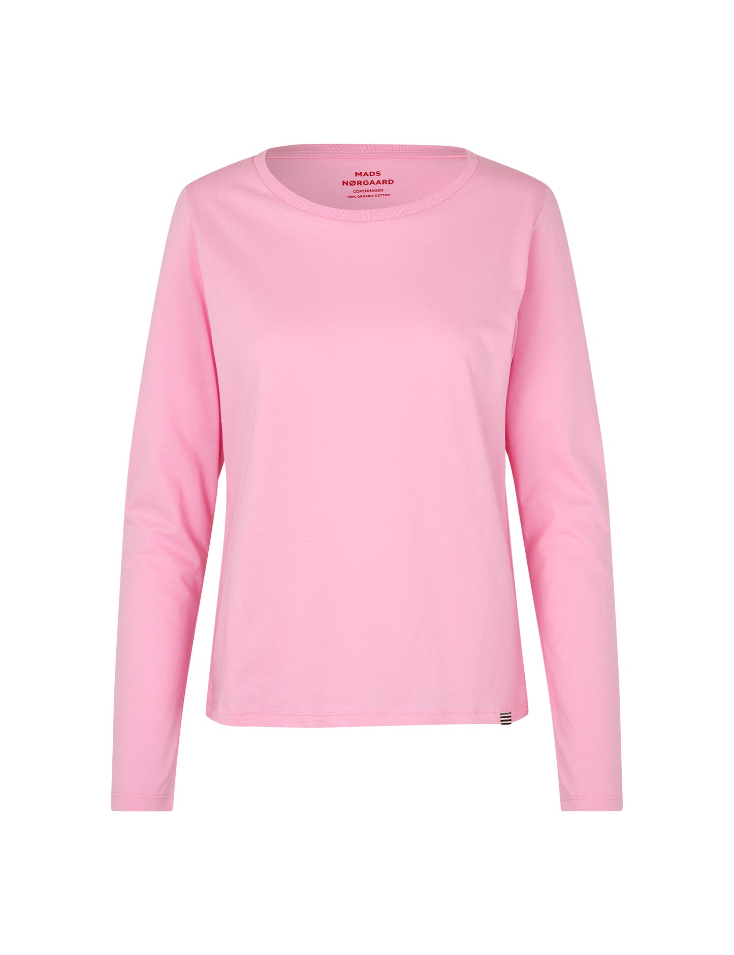 Organic Jersey Tenna Tee LS FAV, Begonia Pink