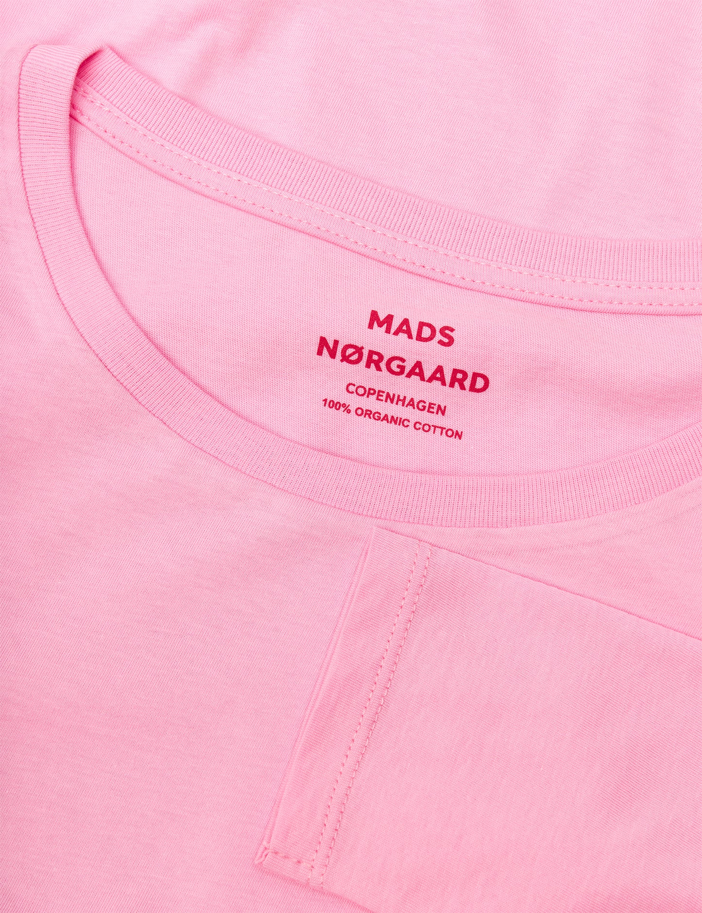 Organic Jersey Tenna Tee LS FAV, Begonia Pink