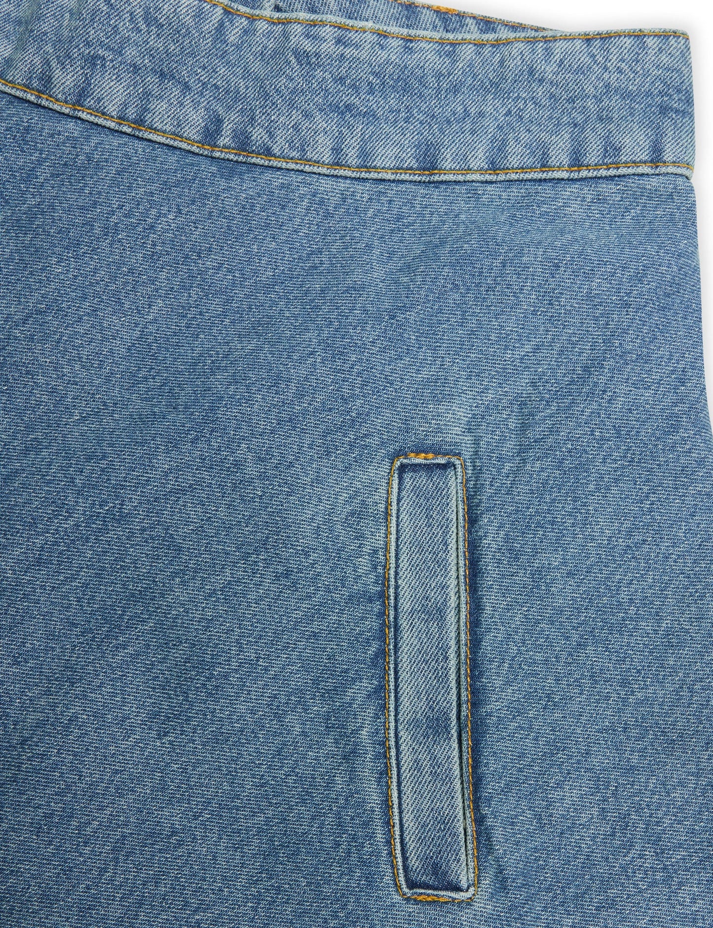 Organic Blue Stelly Skirt, Vintage Blue