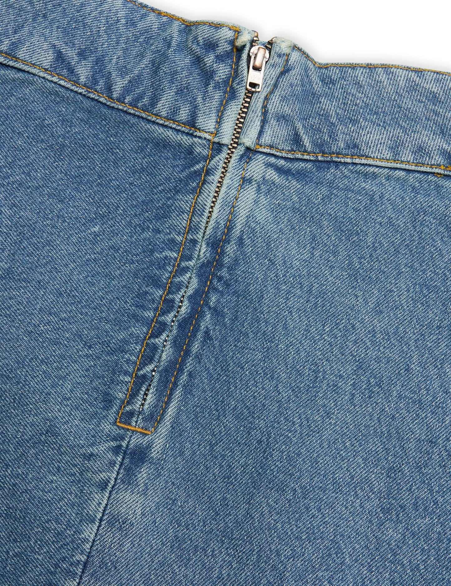 Organic Blue Stelly Skirt, Vintage Blue