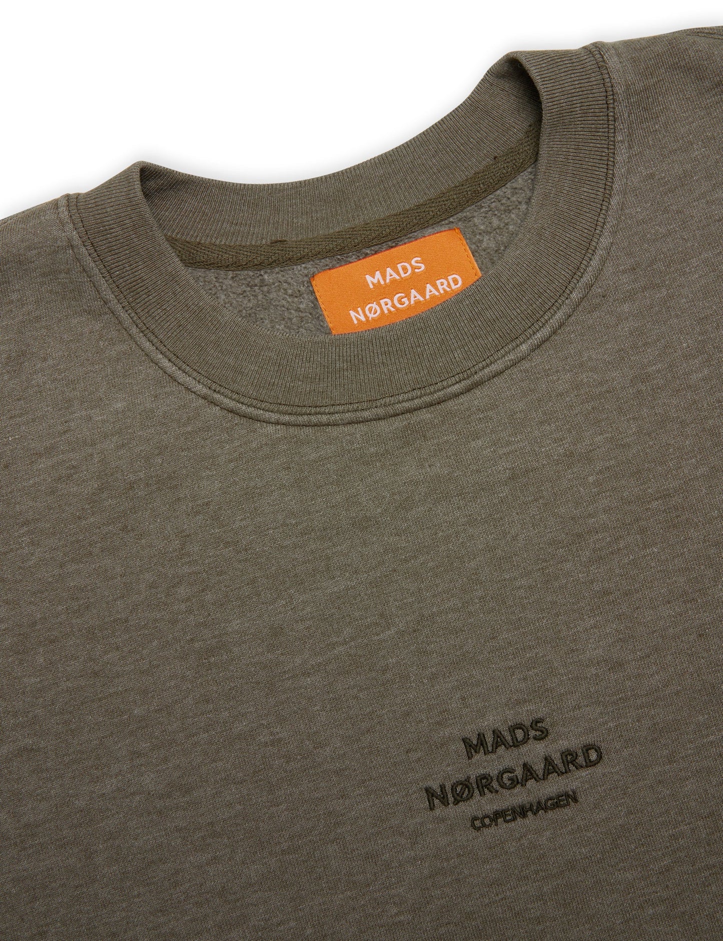 Dyed Standrad Crew R22, Dusky Green