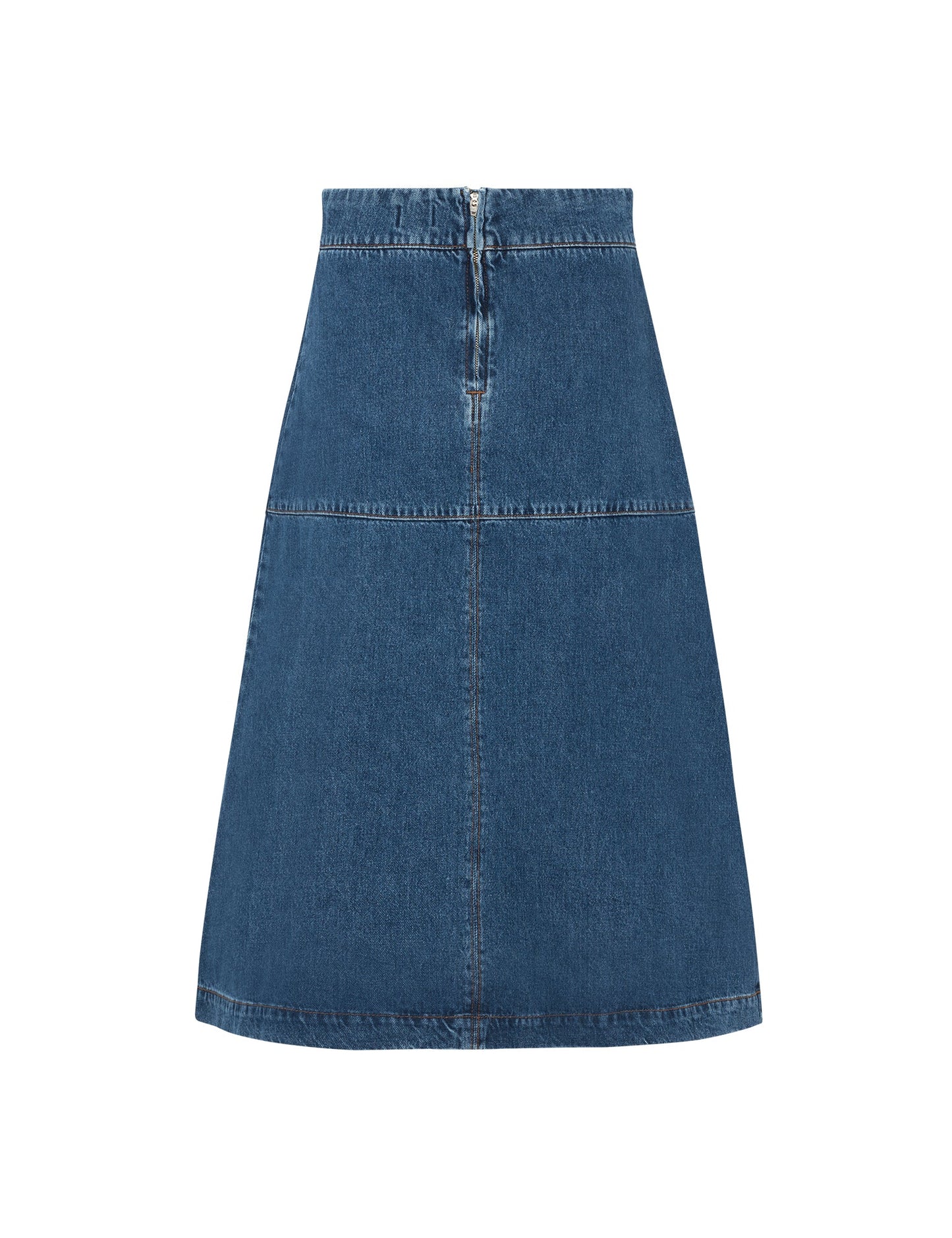 Denim Lunar Skirt, Vintage Blue