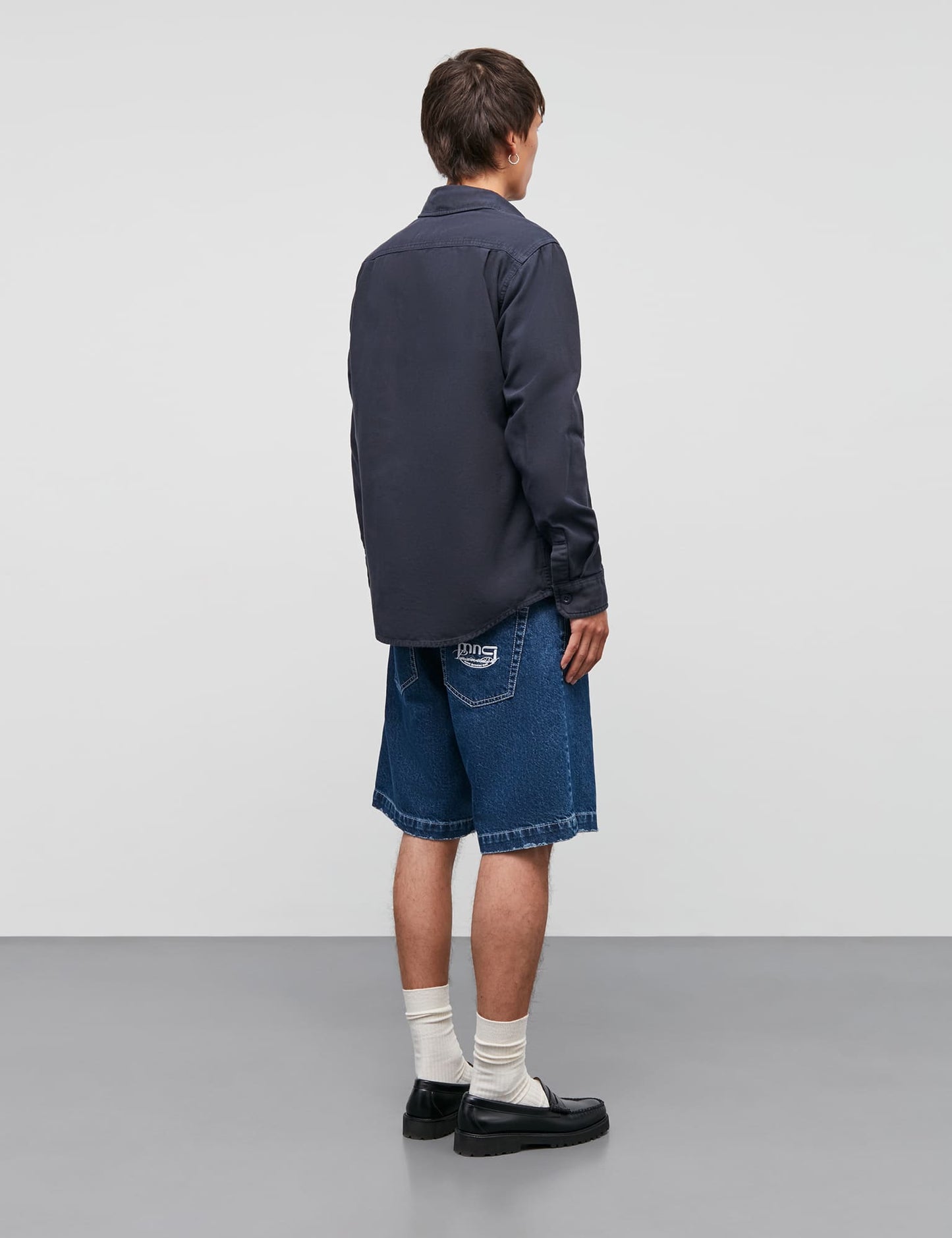 Dyed Canvas Skyler Shirt, Parisian Night