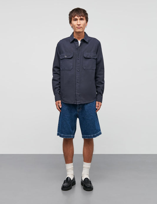 Dyed Canvas Skyler Shirt, Parisian Night