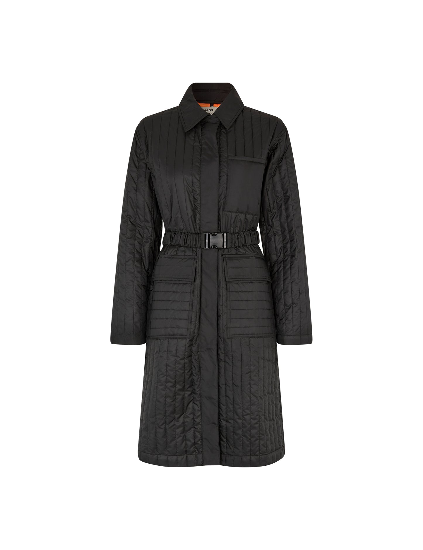 Quilt Lori Coat, Black