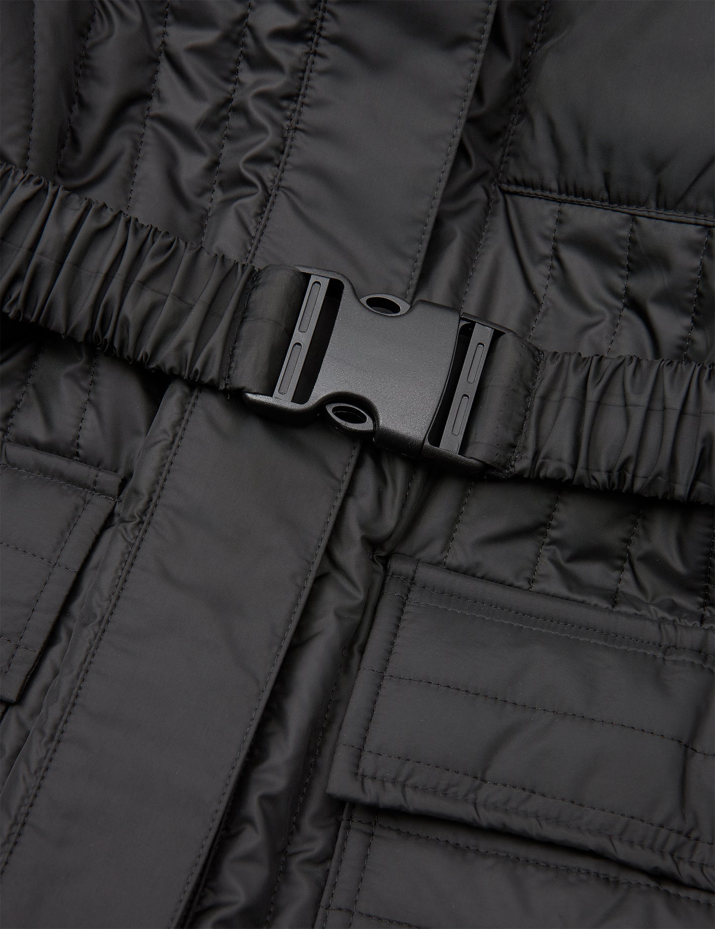 Quilt Lori Coat, Black
