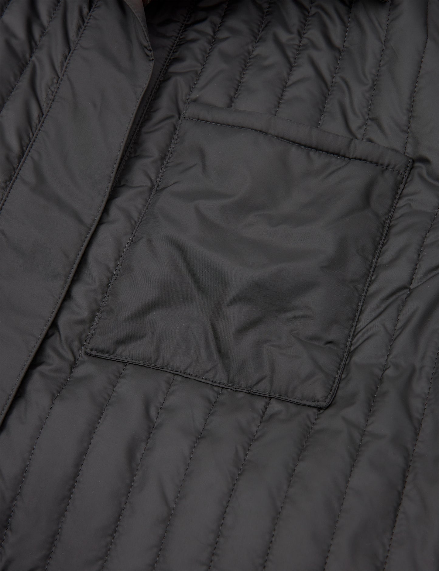 Quilt Lori Coat, Black