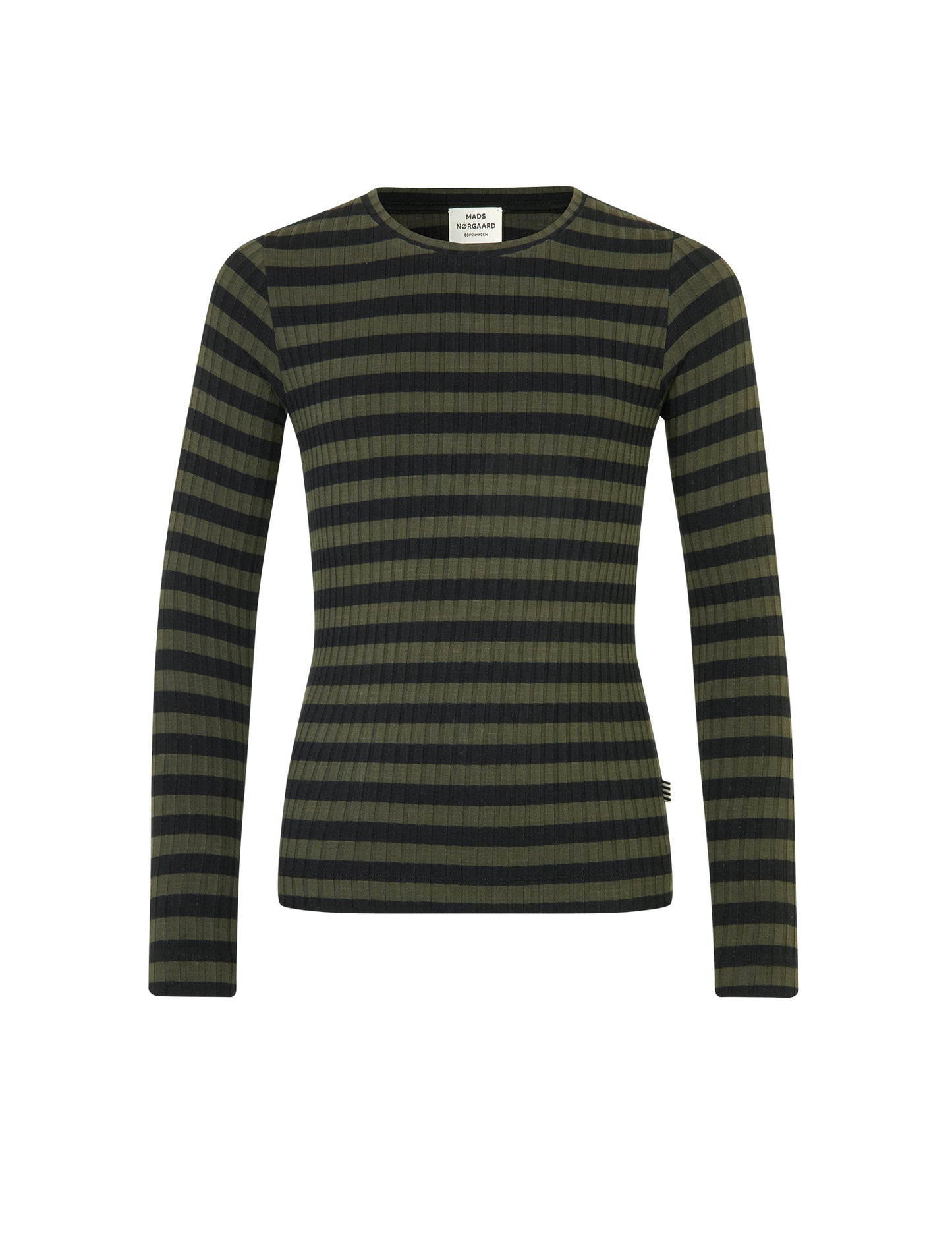 5x5 Classic Stripe Talika Top, Black/Rosin